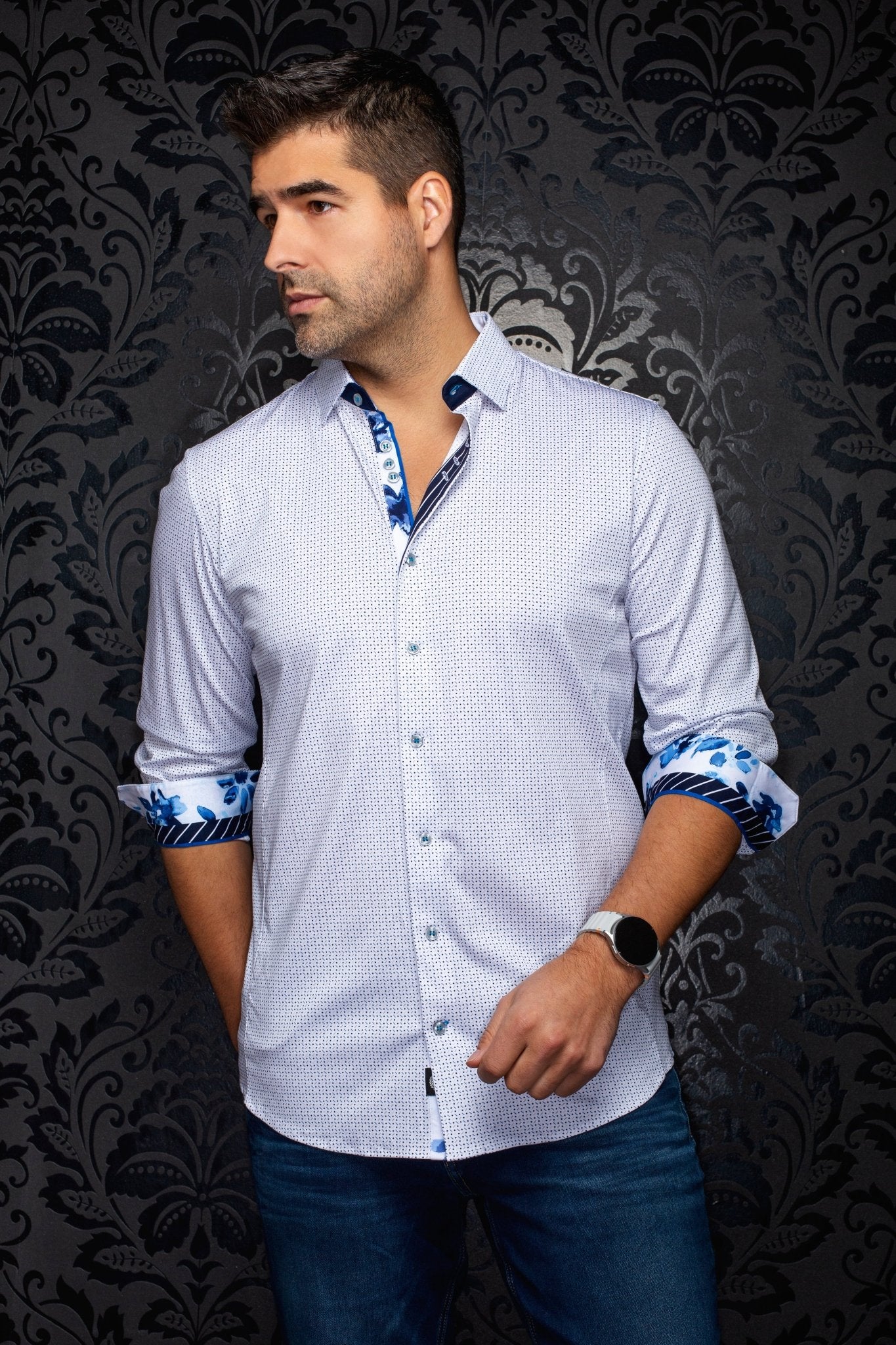 CHEMISE | STONEHILL, White - AU NOIR