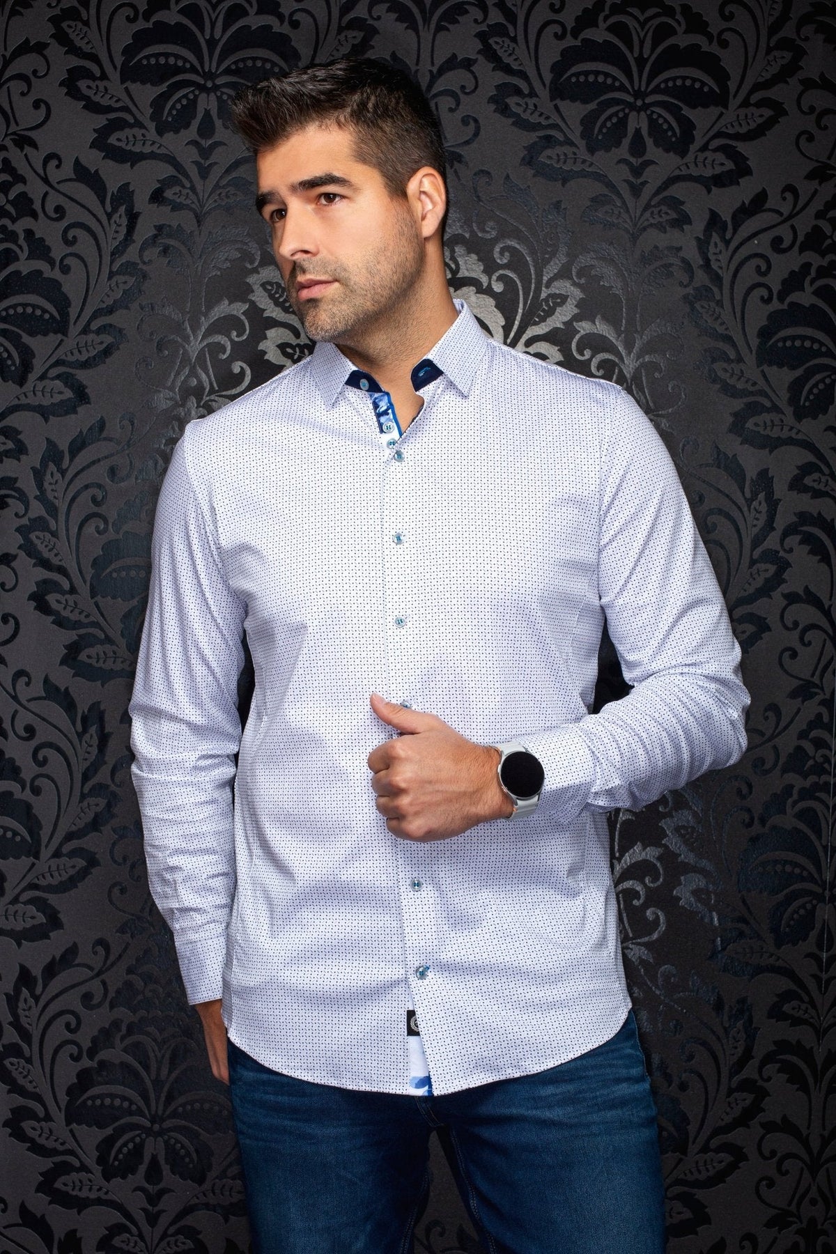 CHEMISE | STONEHILL, White - AU NOIR