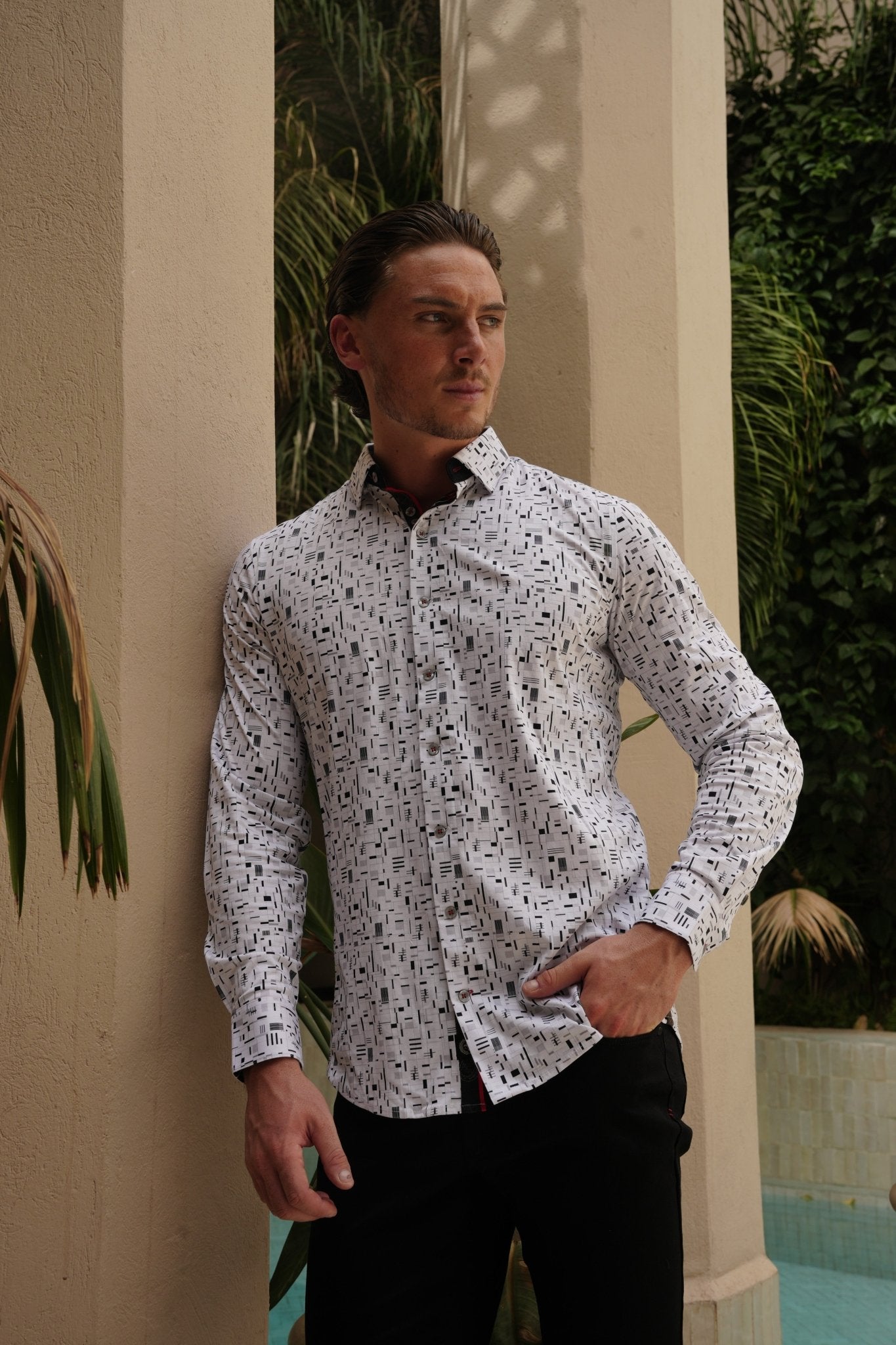 CHEMISE | STRATTA, White - AU NOIR