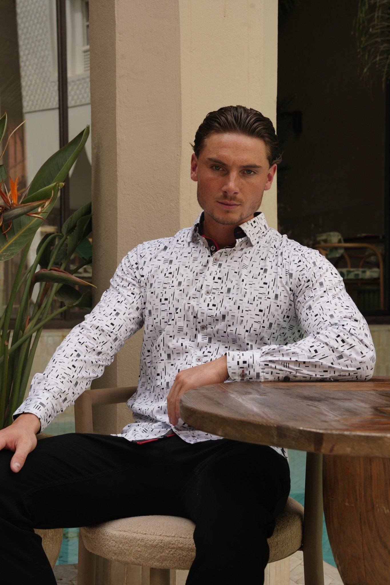 CHEMISE | STRATTA, White - AU NOIR