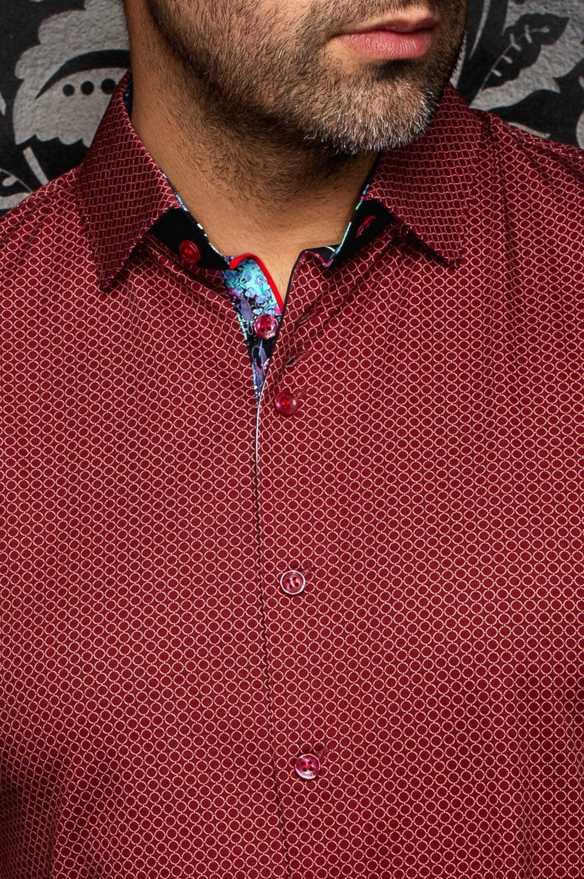 CHEMISE | SUNDANCE, Burgundy - AU NOIR