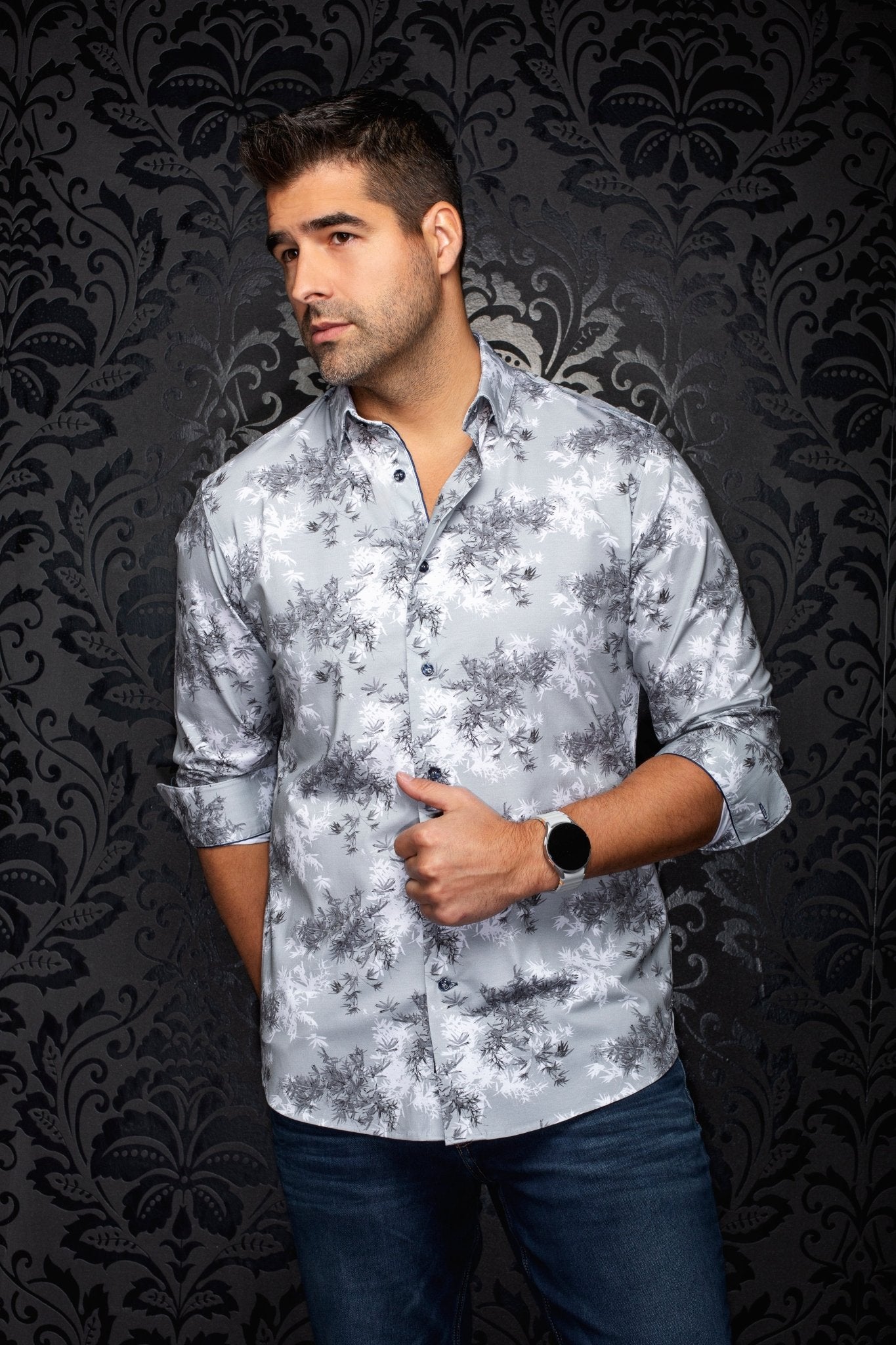 CHEMISE | TIMOTHY, SAGE - AU NOIR