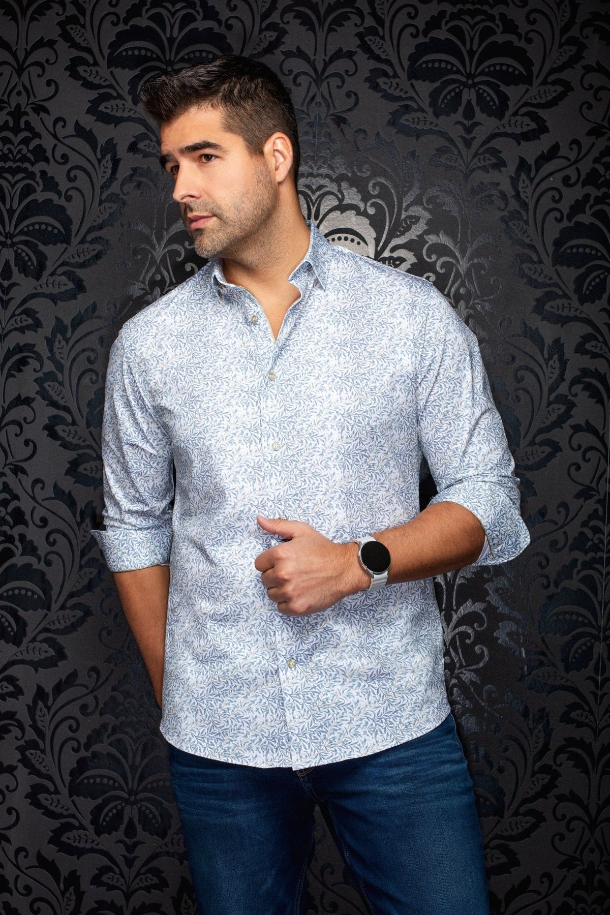CHEMISE | TITO, Sky Blue - AU NOIR
