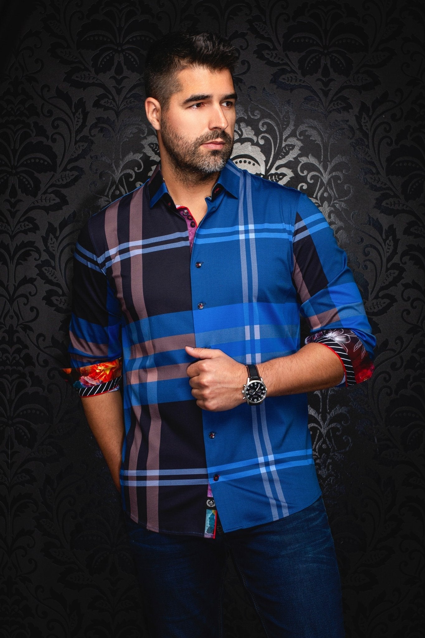 CHEMISE | VERDI, Indigo - AU NOIR