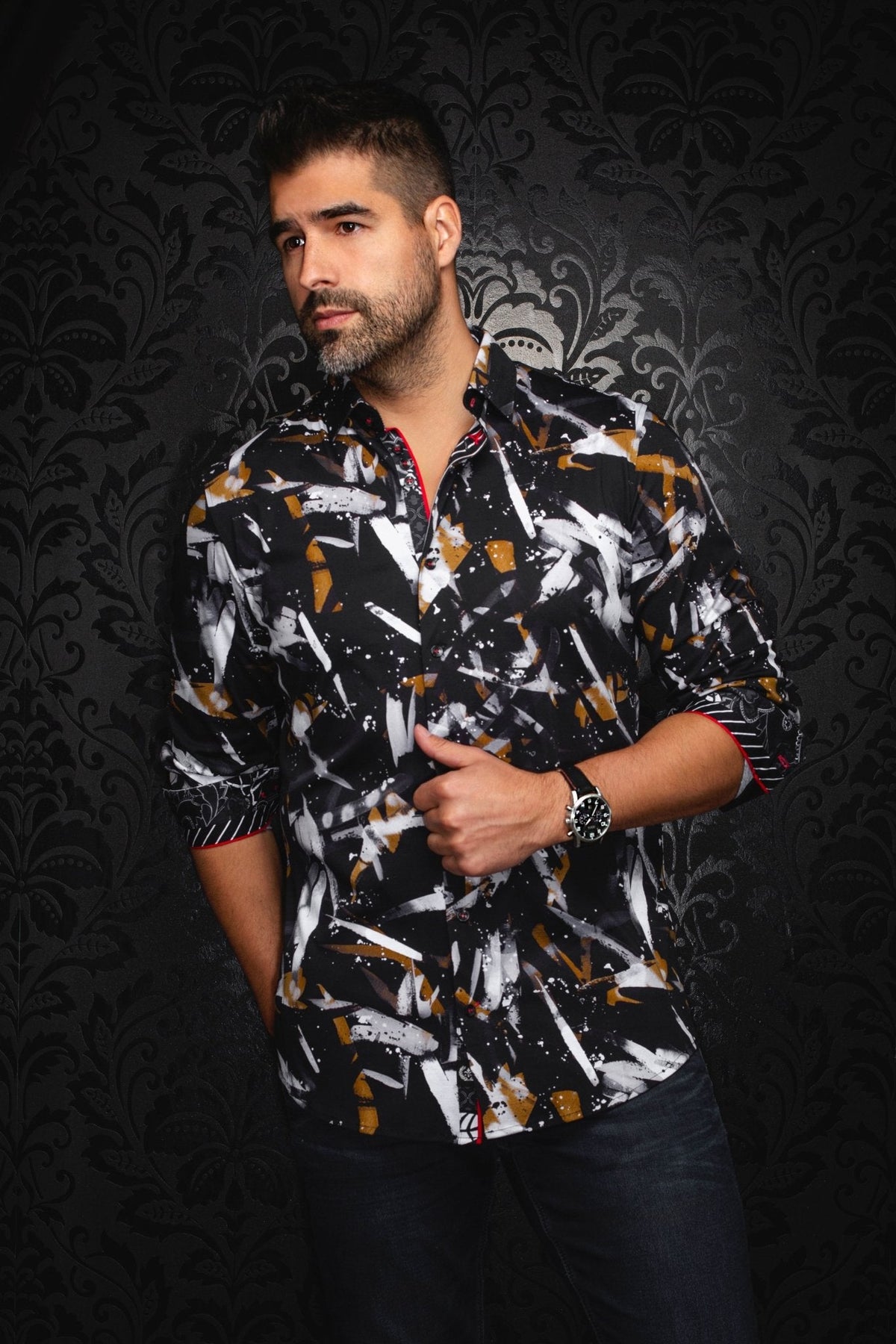 CHEMISE | ZANDER, Black - AU NOIR