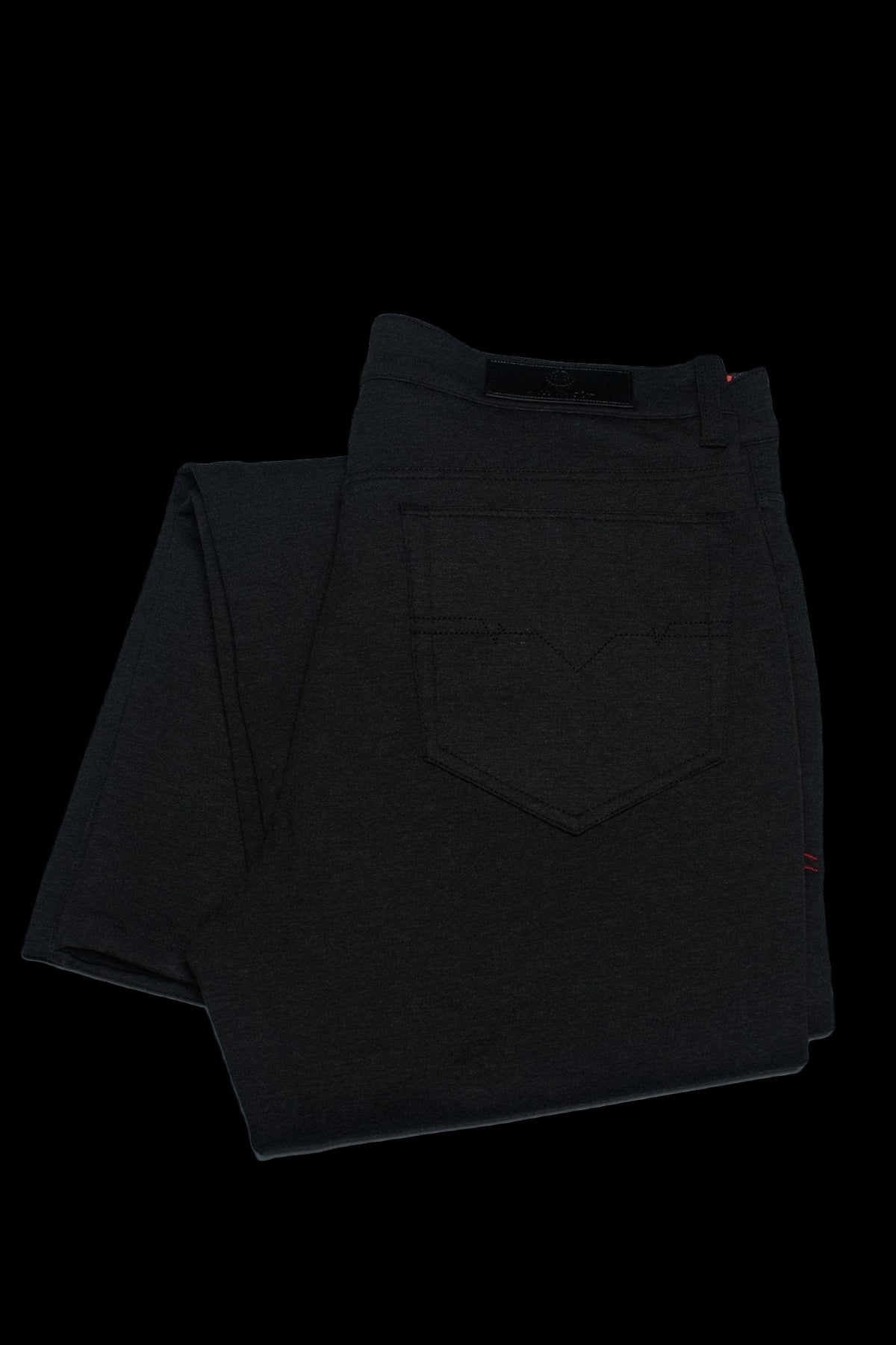 Dressy Stretch Pant - Winchester Black - AUNOIR
