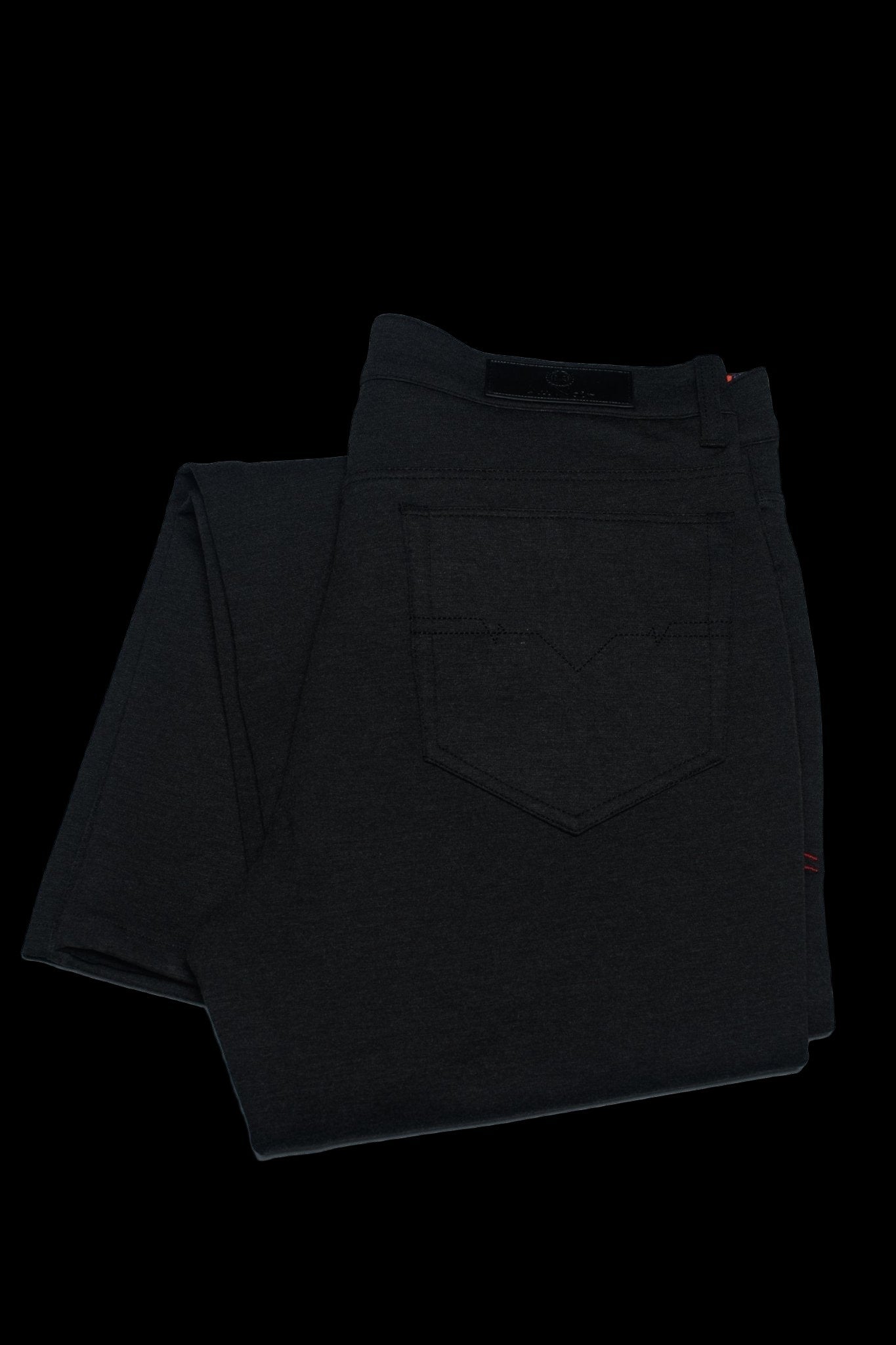 Dressy Stretch Pant - Winchester Black - AUNOIR