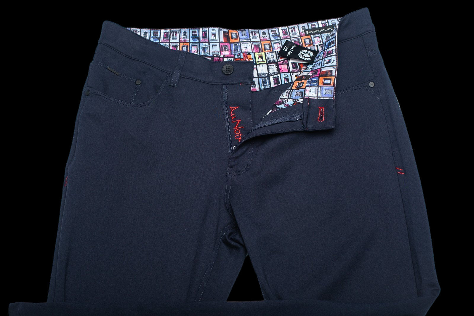 Dressy Stretch Pant - Winchester Midnight - AUNOIR