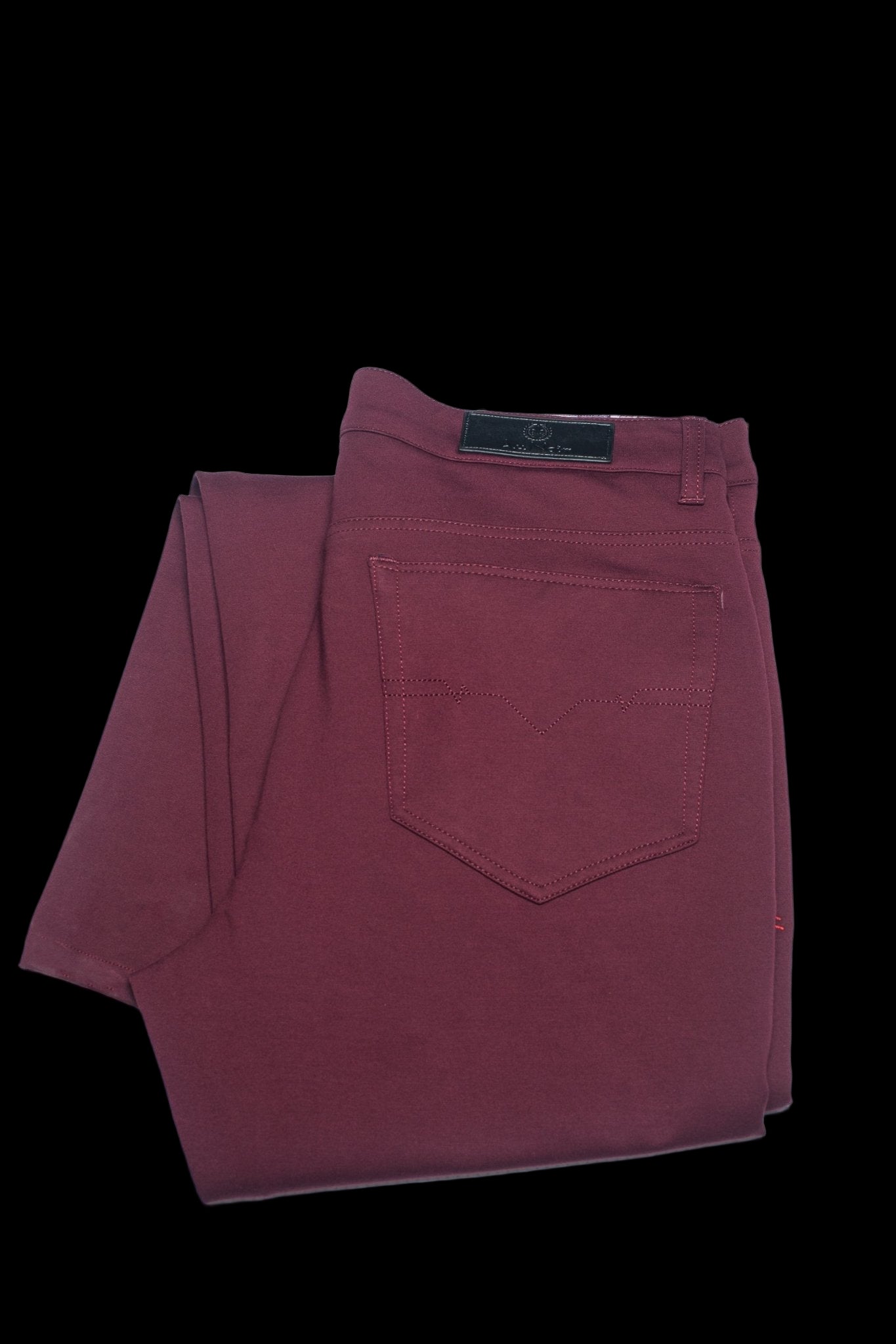 Dressy Stretch Pant - Winchester Wine - AUNOIR