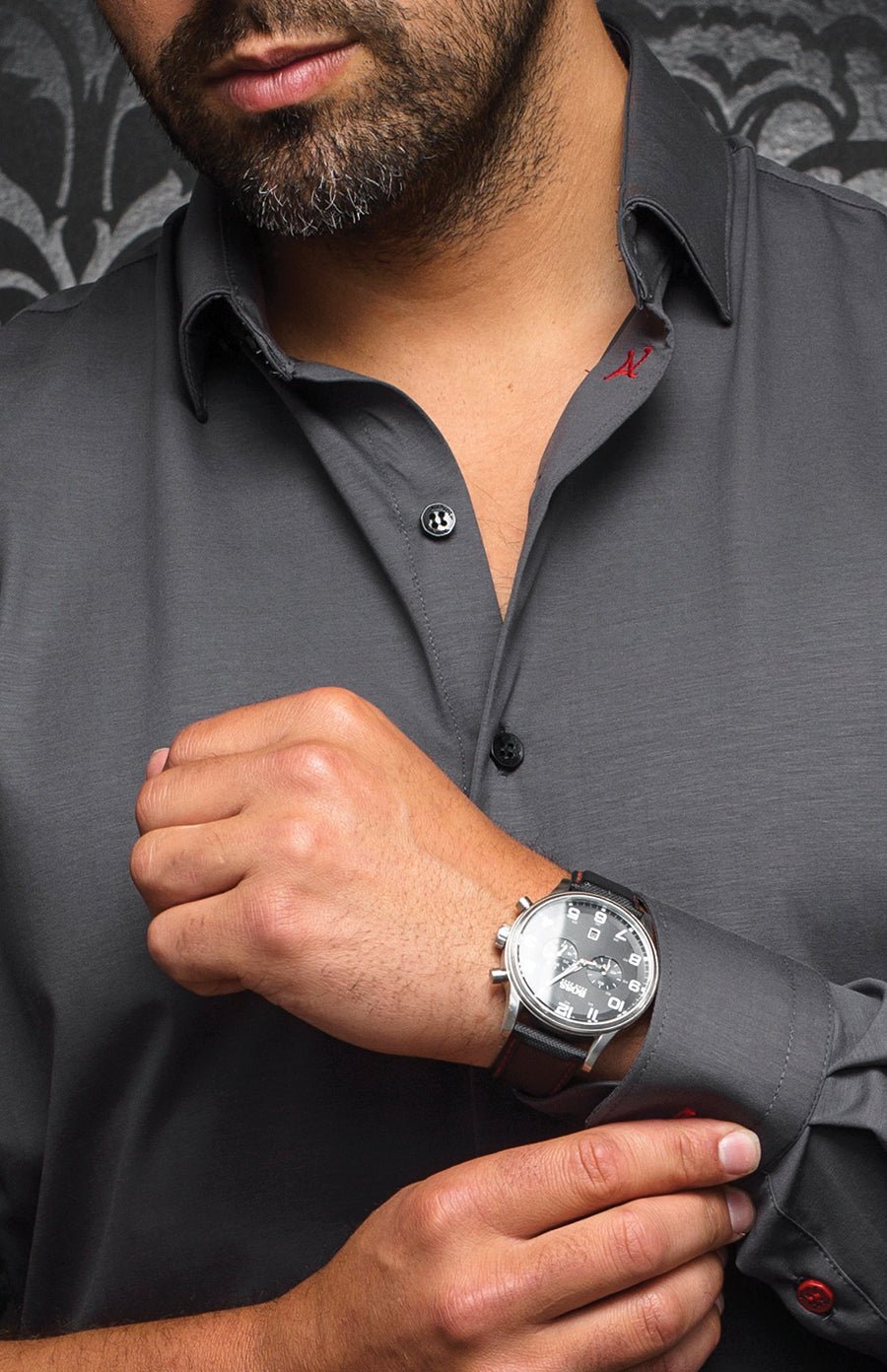 Fabriqué au Québec | ALEXANDER, Dark grey - AU NOIR