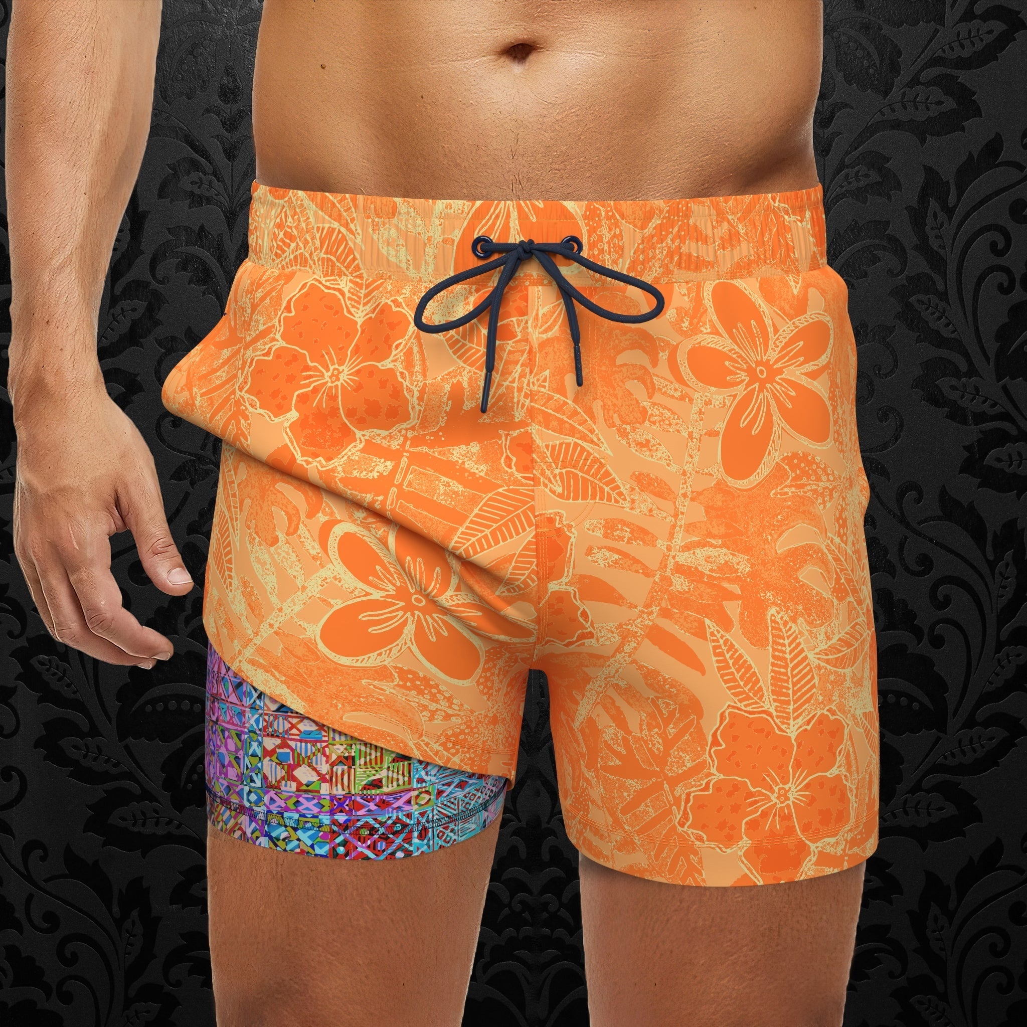 MAILLOT DE BAIN | NABER - B, Orange - AU NOIR