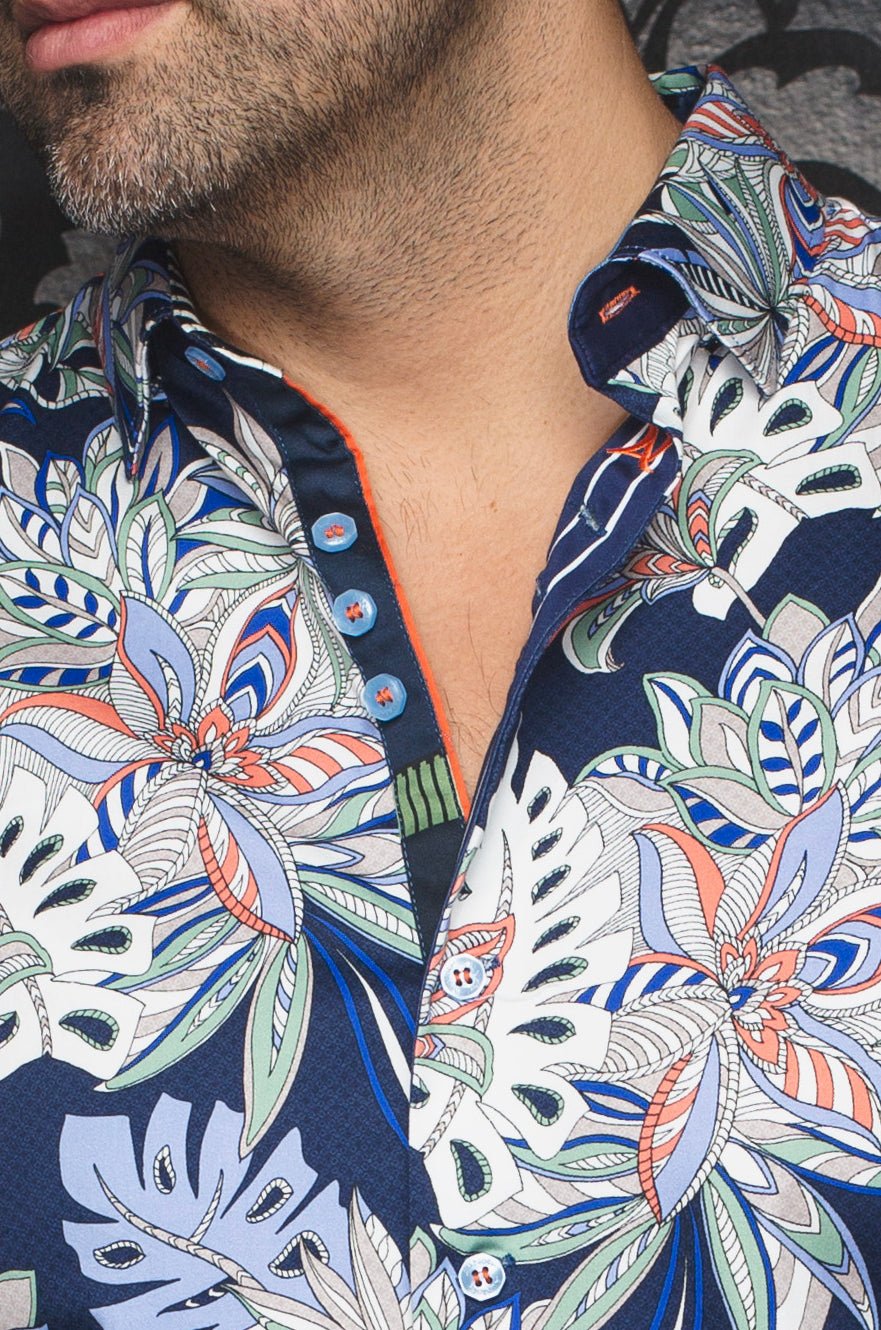 Manches Courtes | CORRADO, Navy - AU NOIR