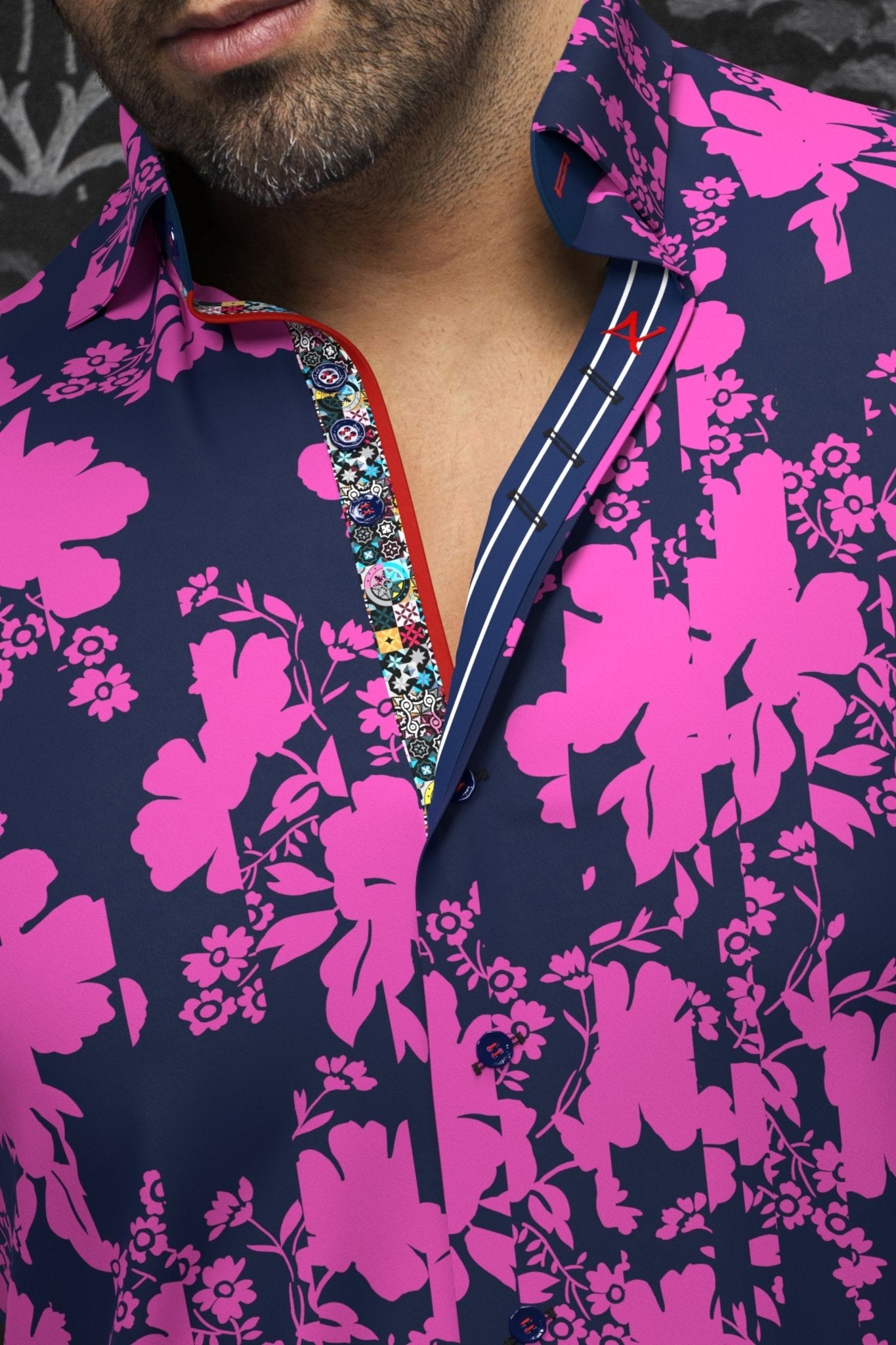 Manches Courtes | DORIOT, Fuchsia - AU NOIR