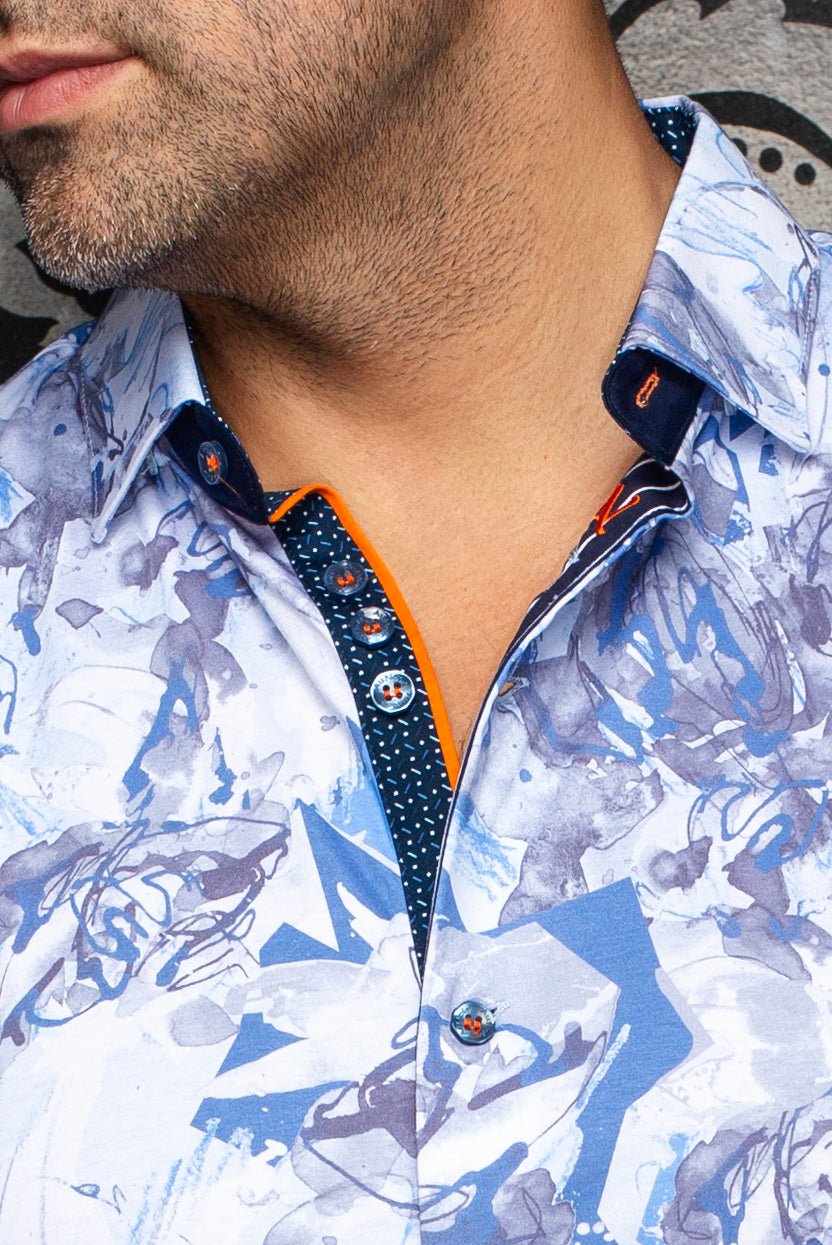 MANCHES COURTES EXTENSIBLE | MARBELLA, Blue - AU NOIR