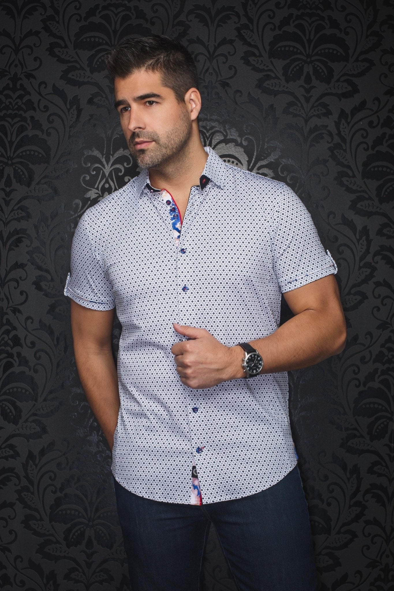 MANCHES COURTES EXTENSIBLE | OSLIN, White - AU NOIR