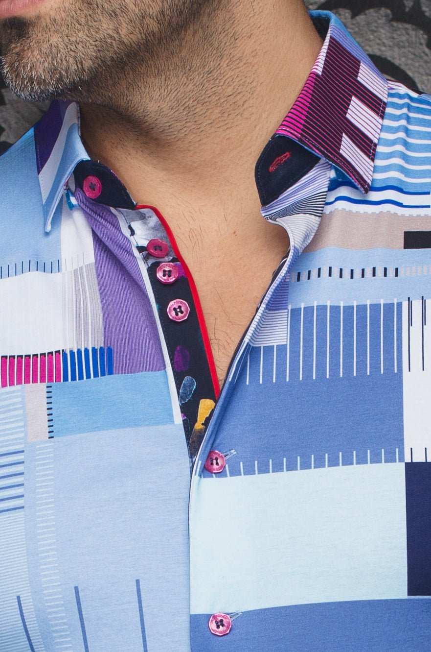 MANCHES COURTES EXTENSIBLE | RANDFORD, Blue - AU NOIR