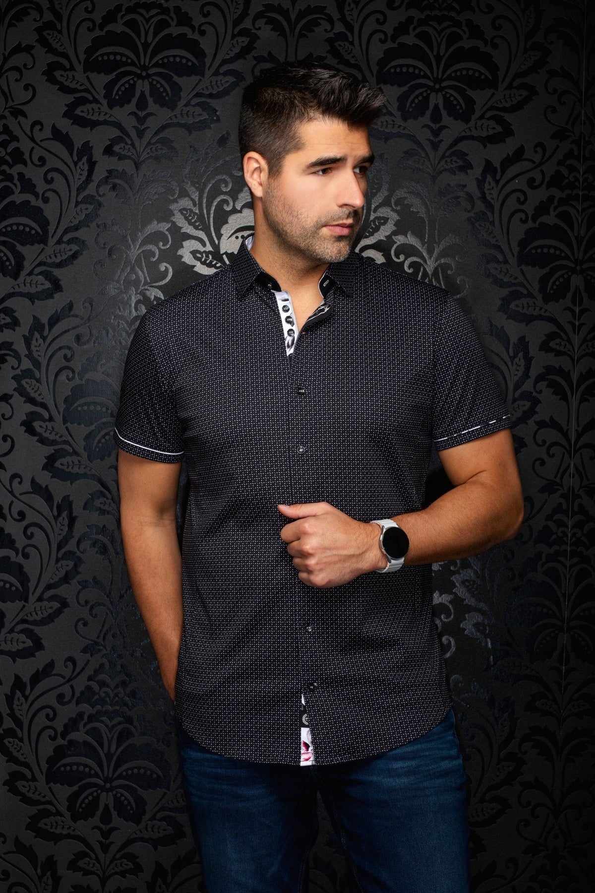 MANCHES COURTES EXTENSIBLE | ROSEFIELD, Black - AU NOIR