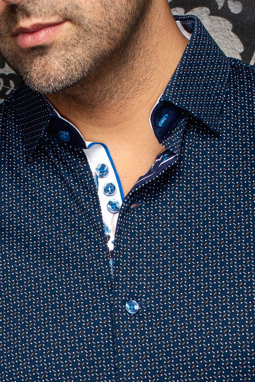 MANCHES COURTES EXTENSIBLE | ROSEFIELD, Navy Tobacco - AU NOIR