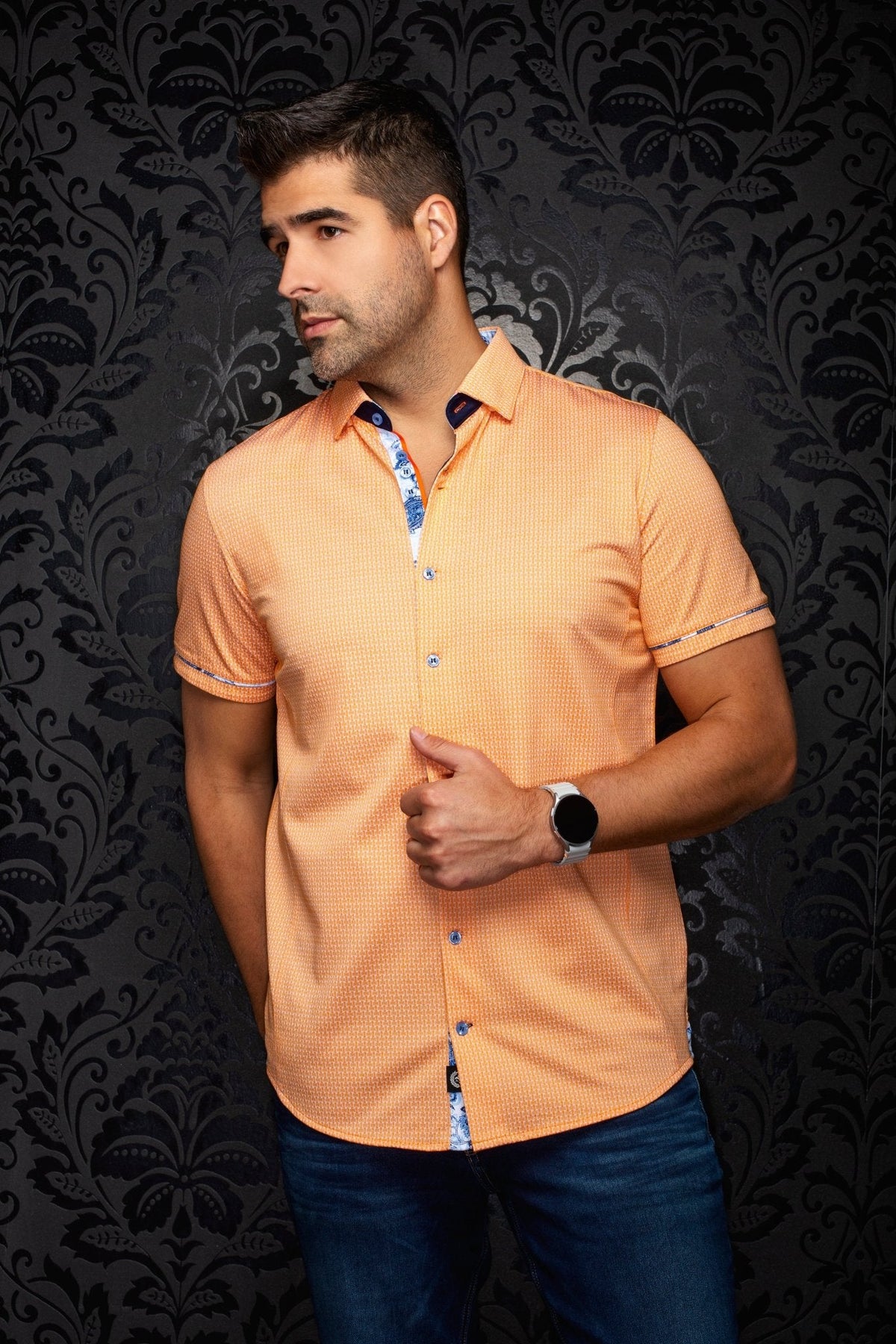 MANCHES COURTES EXTENSIBLE | SONORAN, Sun Orange - AU NOIR