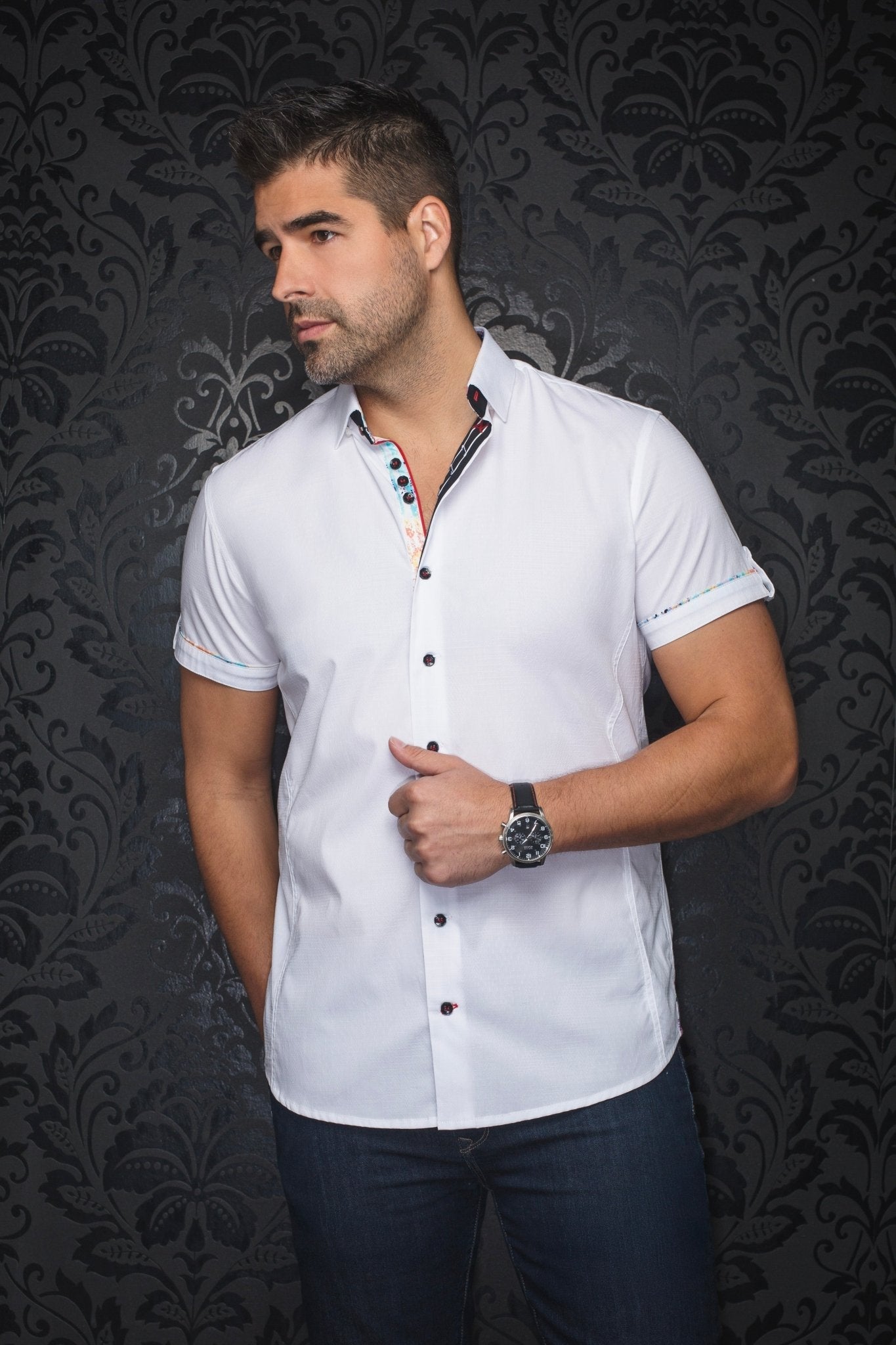 Manches Courtes | FAJARDO, White - AU NOIR