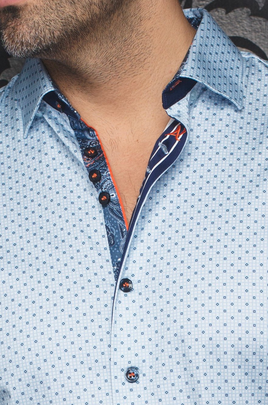 Manches Courtes | FARO, Light Blue - AU NOIR
