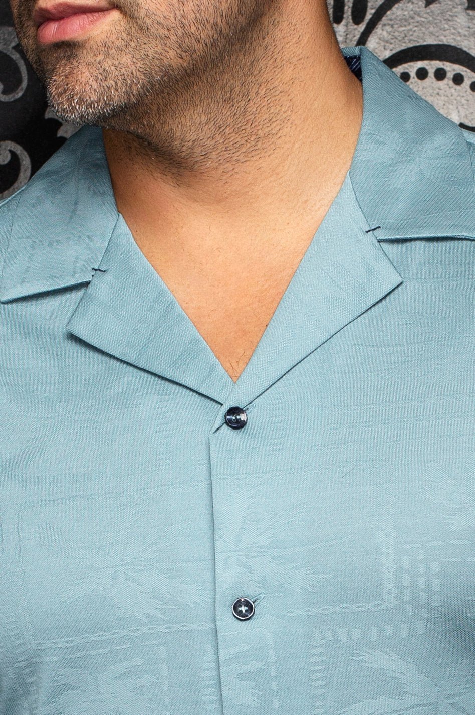 Manches Courtes Flat Collar | MAHO, Reef - AU NOIR