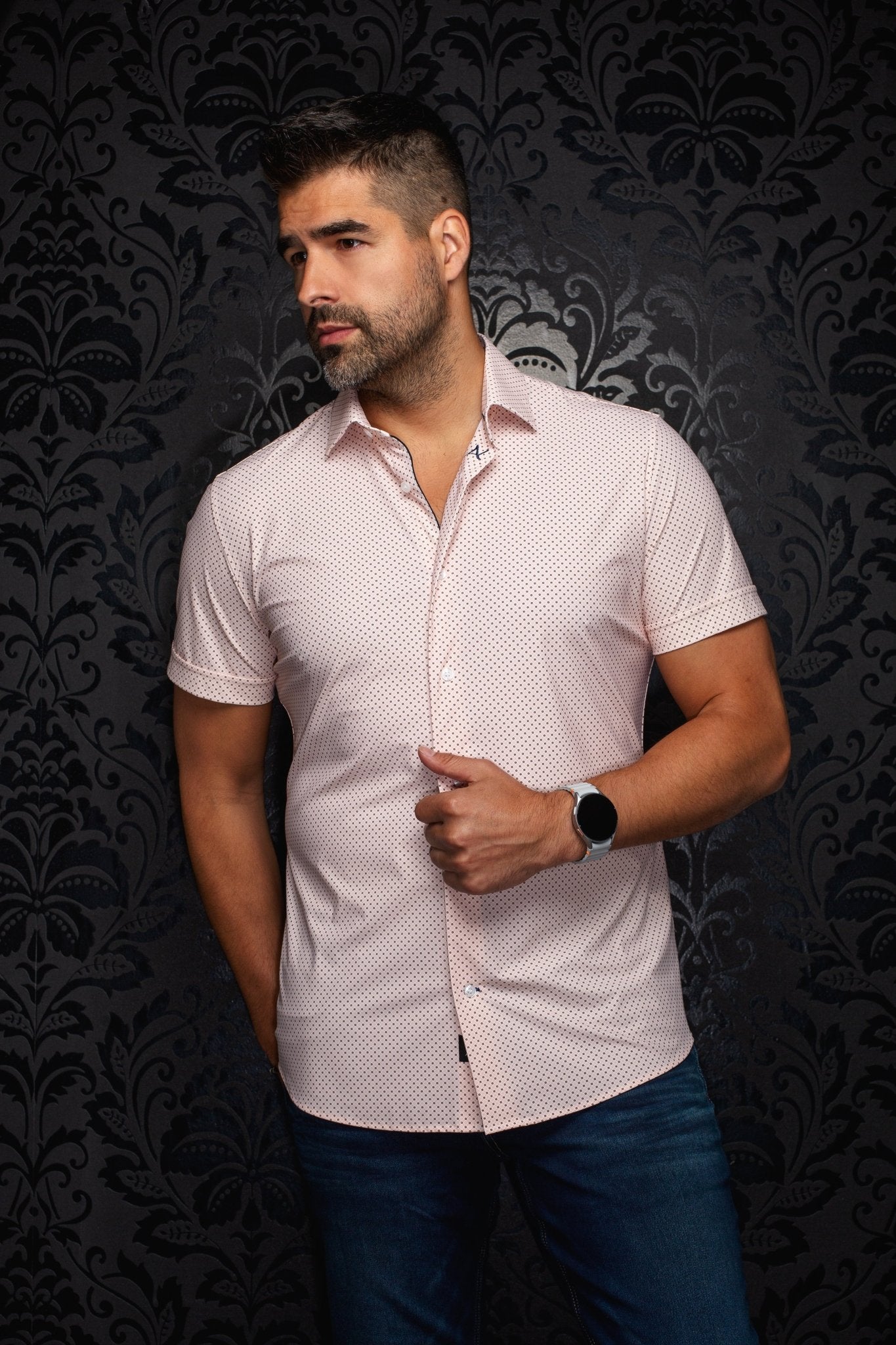 MANCHES COURTES NYLON | NICK GEO, Orange - AU NOIR