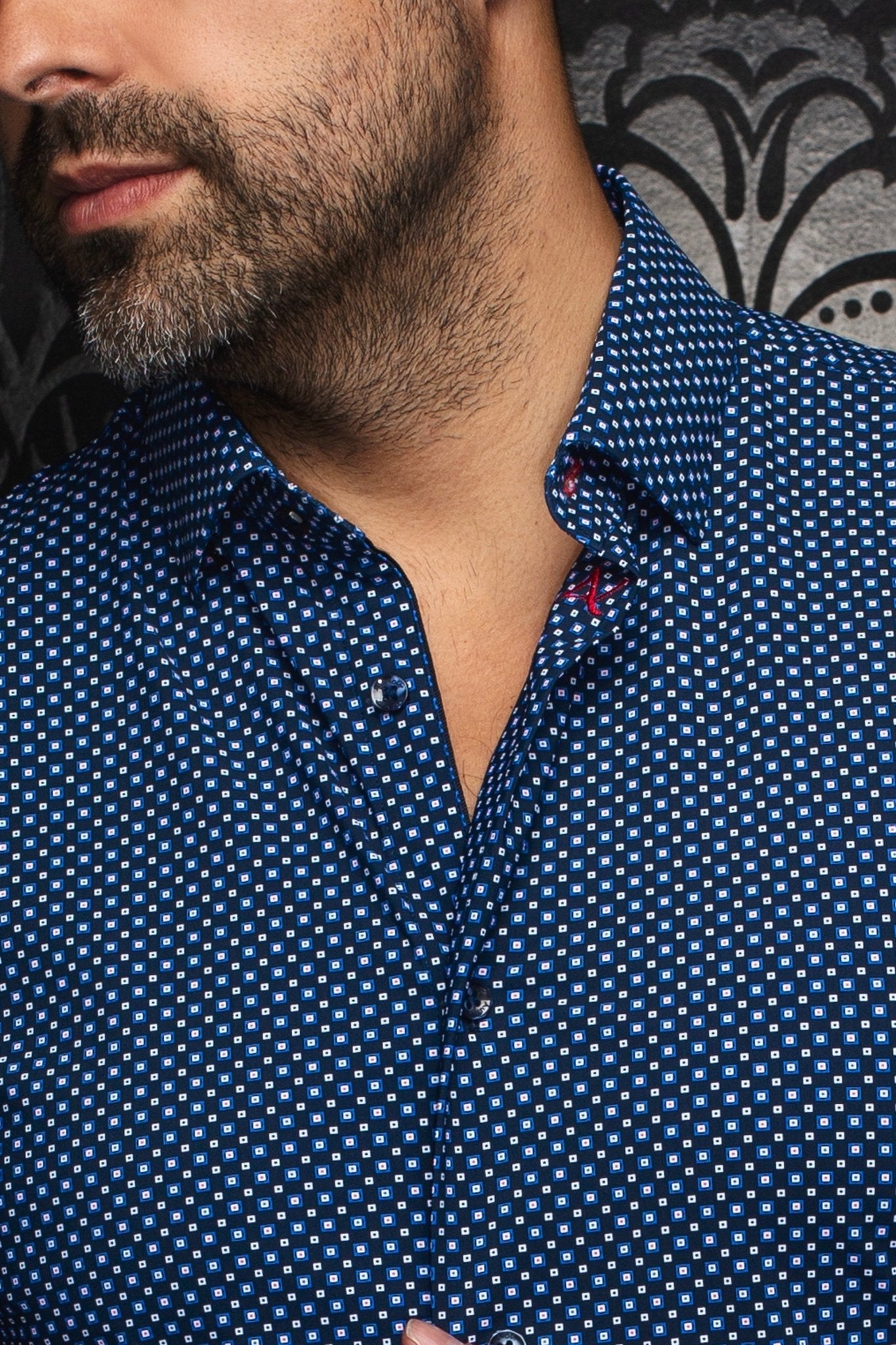 MANCHES LONGUES NYLON | NICOLAS CUBE, Navy - AU NOIR