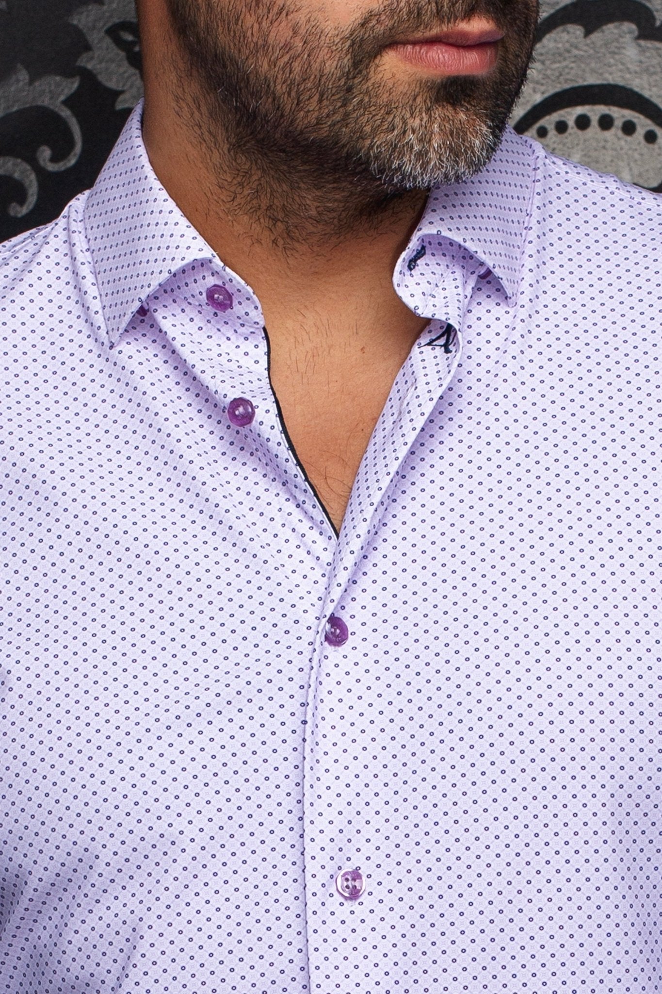 MANCHES LONGUES NYLON | NICOLAS GEO, Lavender - AU NOIR