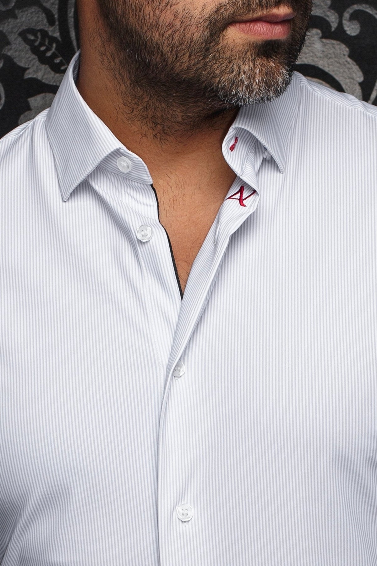 MANCHES LONGUES NYLON | NICOLAS STRP, White - AU NOIR