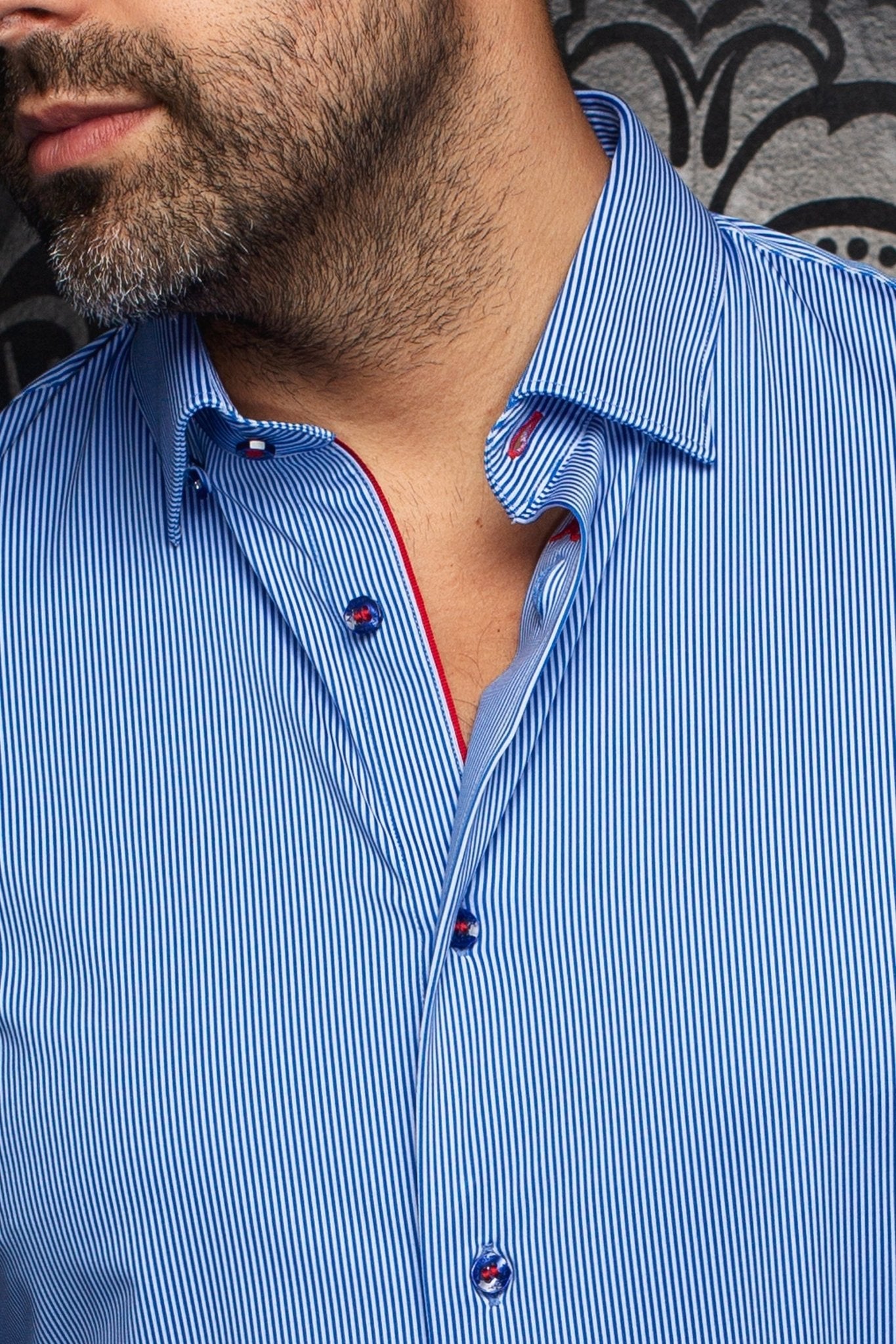 MANCHES LONGUES NYLON | VOLTA, Blue - AU NOIR