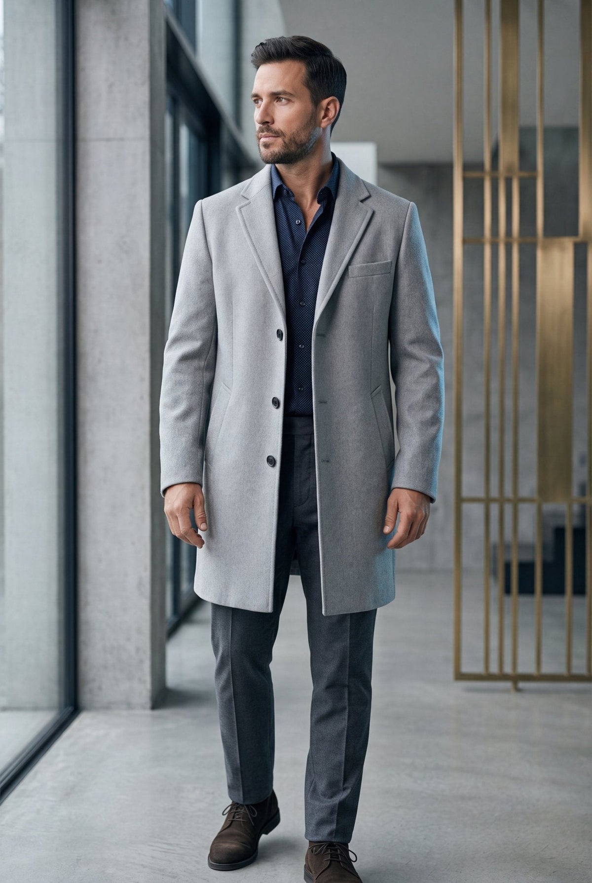 MANTEAU | KLAMATH, Grey - AU NOIR