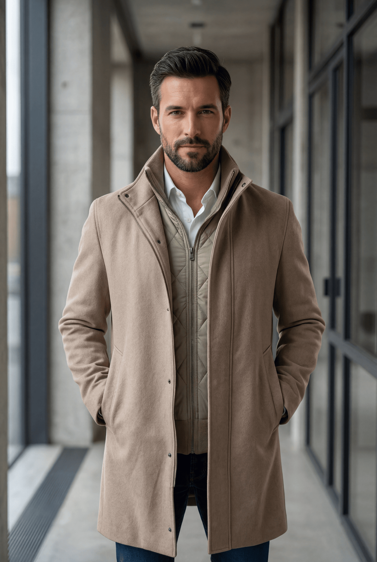 MANTEAU | WATSON, Sand - AU NOIR