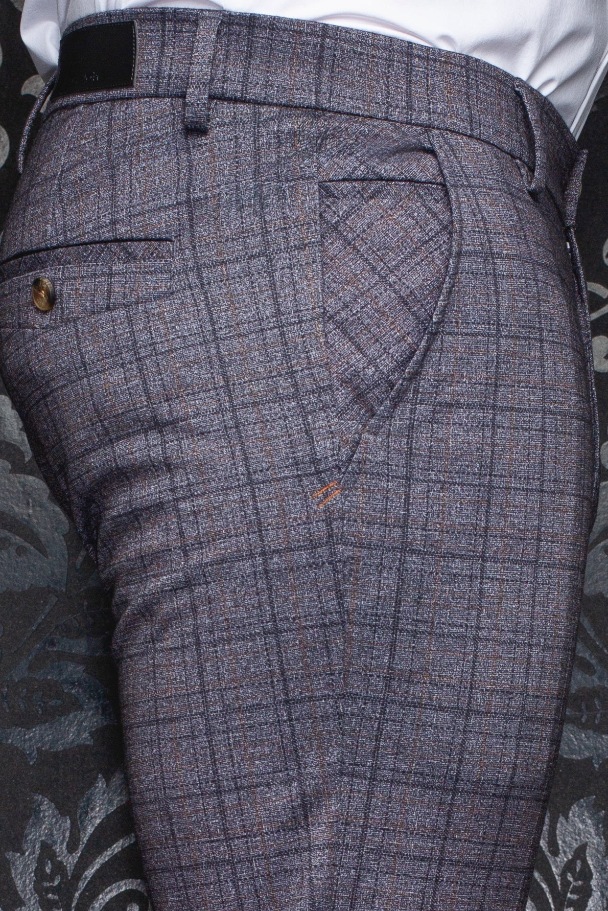 PANTALON | BERETTA - FIENNES, Grey - AU NOIR