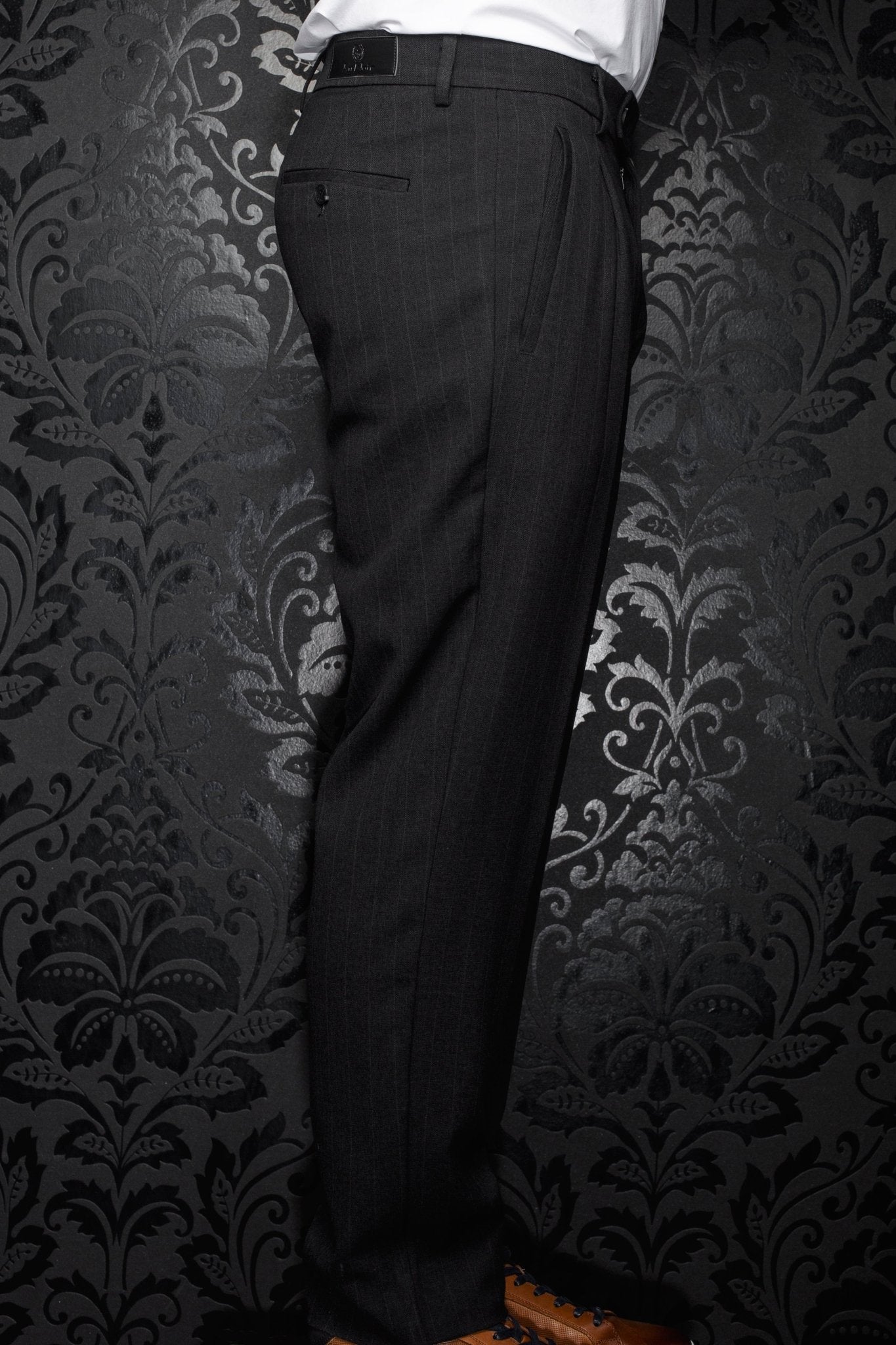 PANTALON | BOMER - WEBLEY, Black - AU NOIR