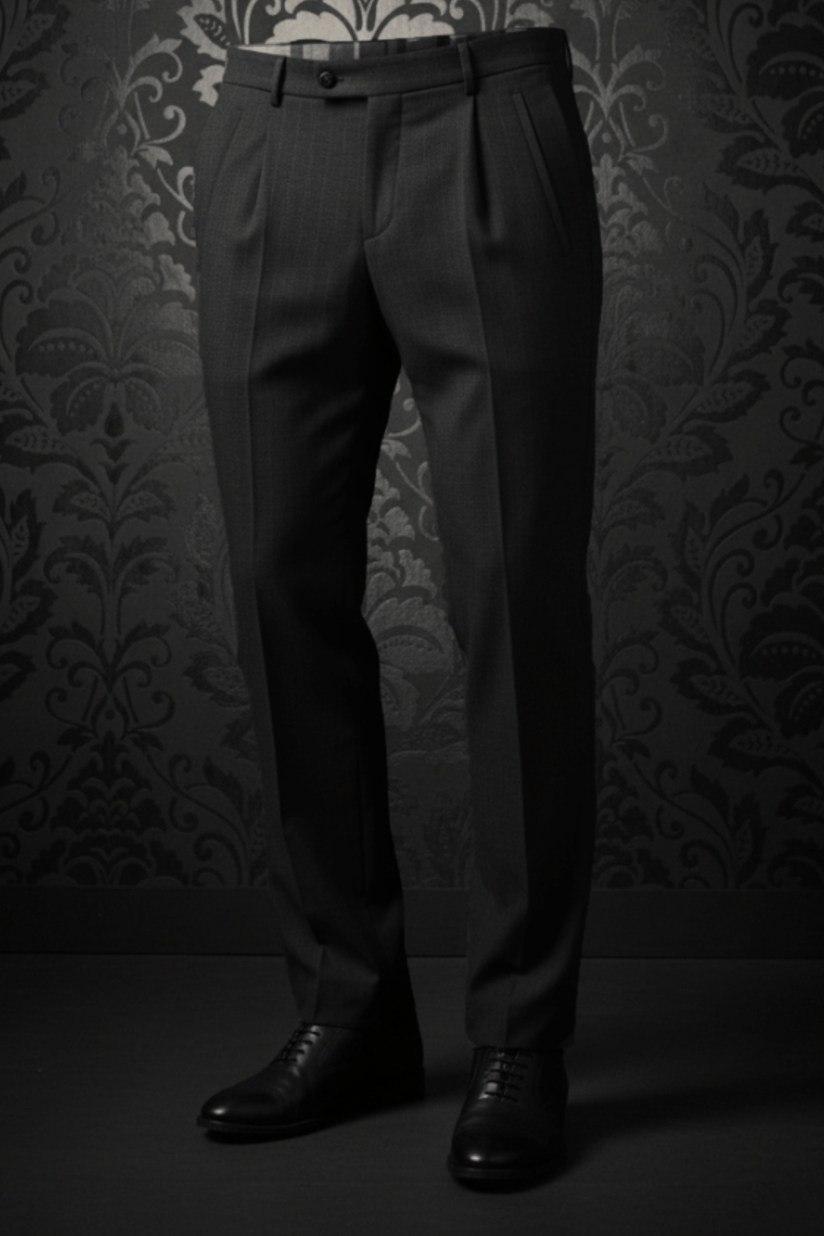 PANTALON | BOMER - WEBLEY, Black - AU NOIR
