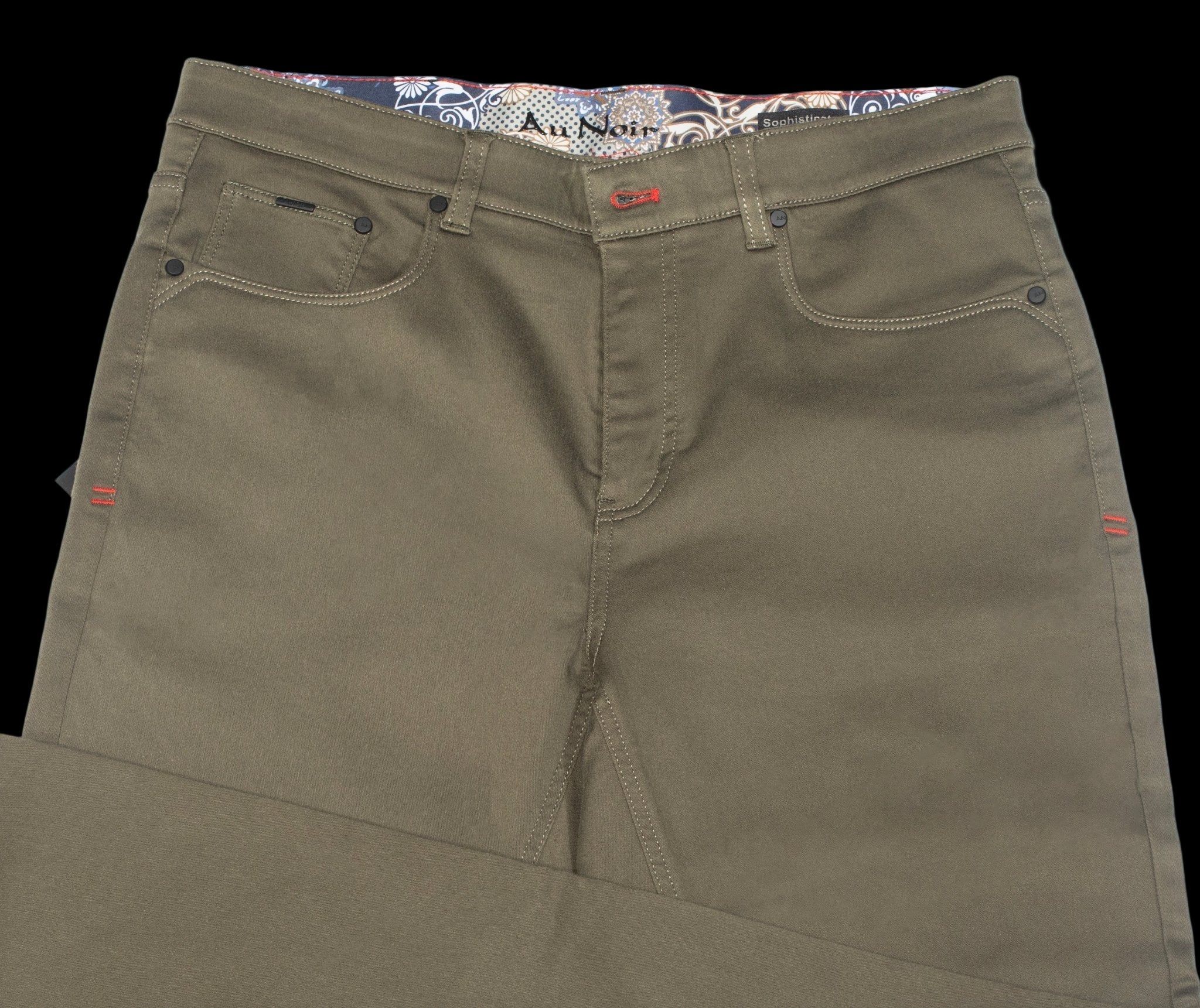 PANTALON | JOHNNY-SKC, olive - AU NOIR