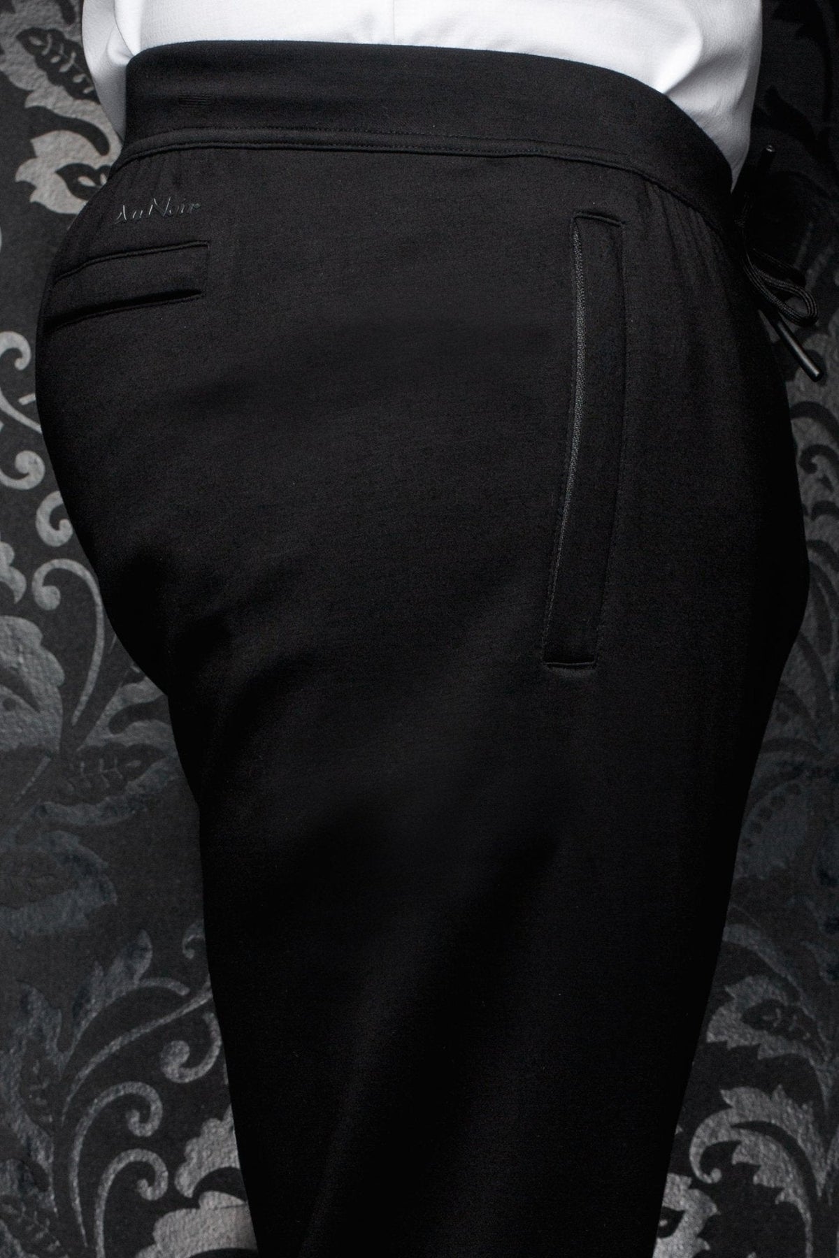 PANTALON SPORT | HERMAN-WALTHER, Black - AU NOIR