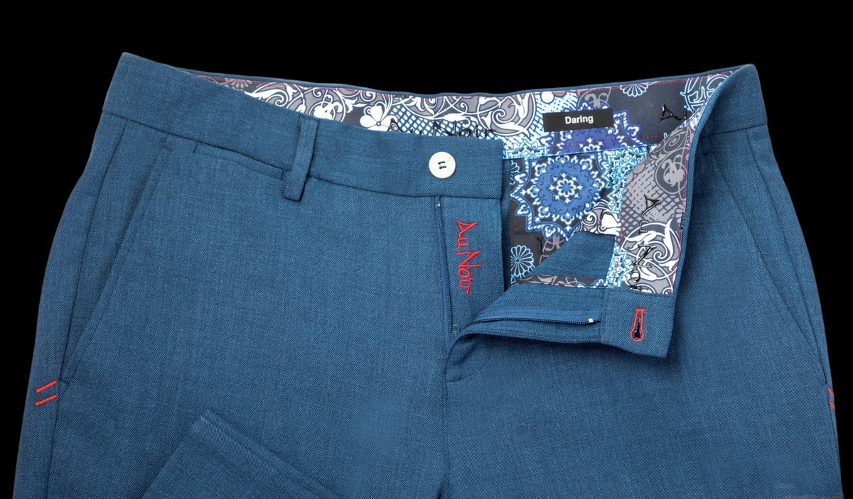 PANTALON | WESSON-LANCASTER, Petrol - AU NOIR