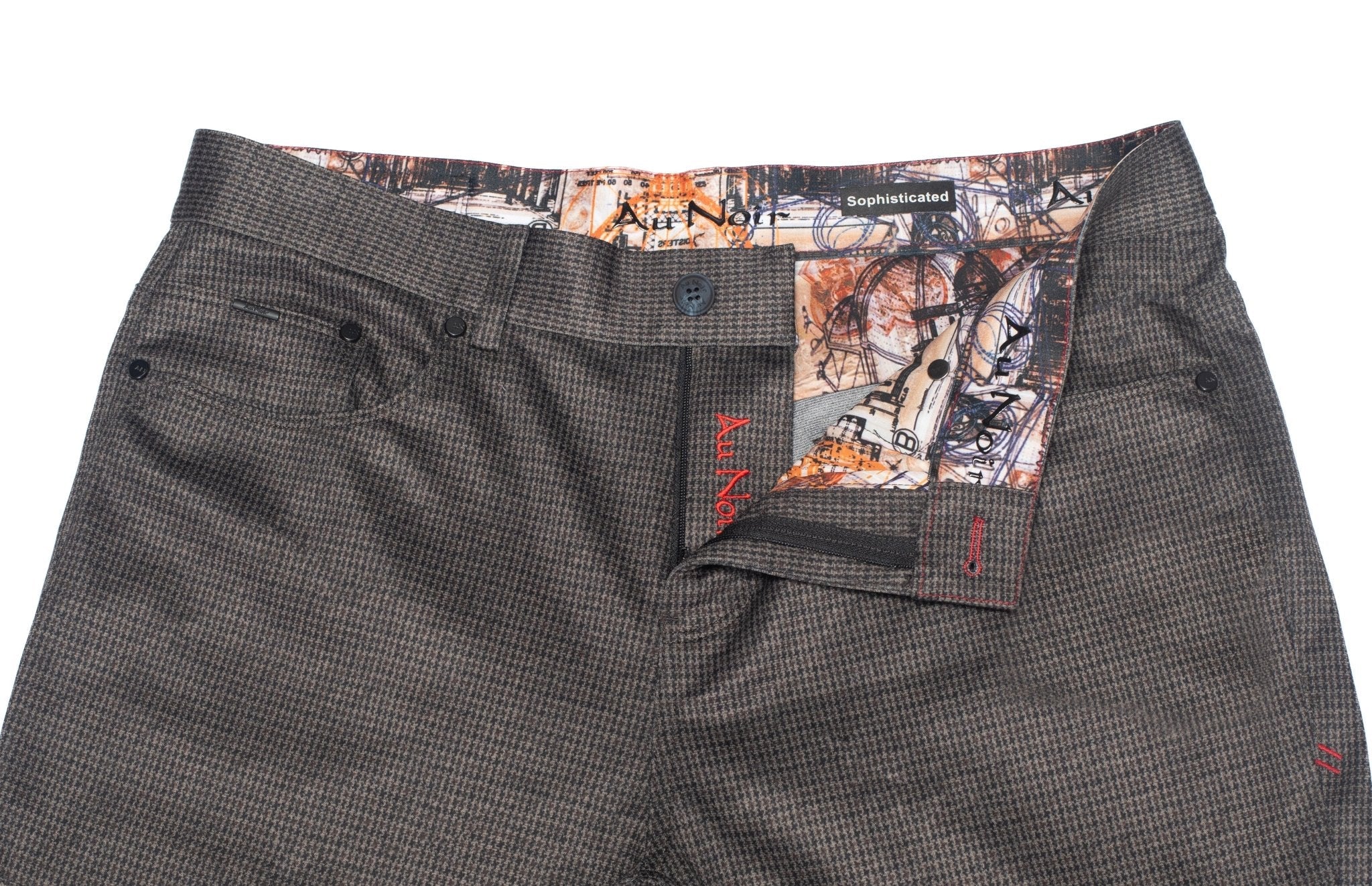PANTALON | WINCHESTER-HARRELSON, Brown Navy - AU NOIR
