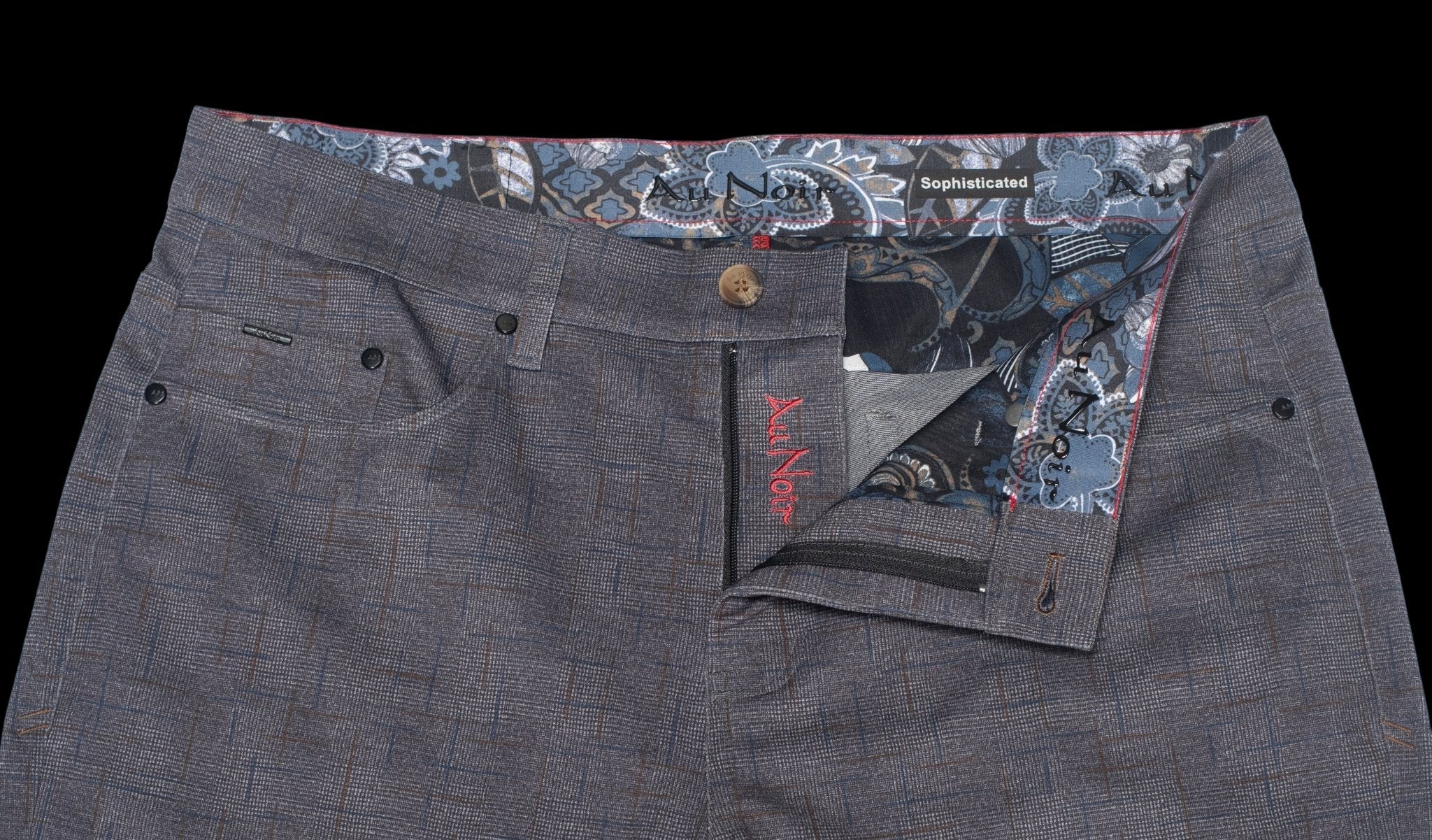 PANTALON | WINCHESTER-SIDNEY, Dark Grey - AU NOIR