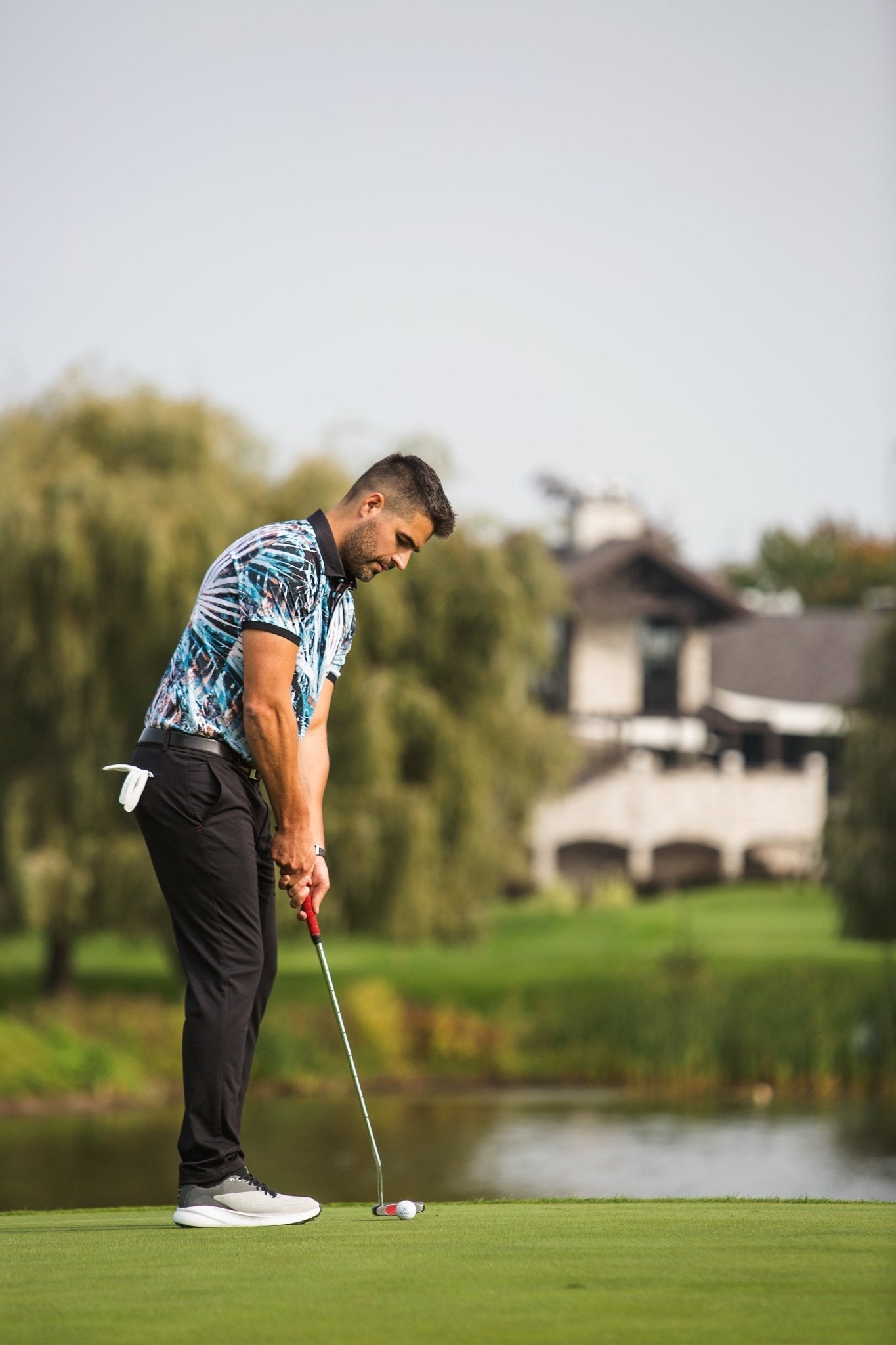 POLO | AMAZONIA, Navy Turquoise - AU NOIR