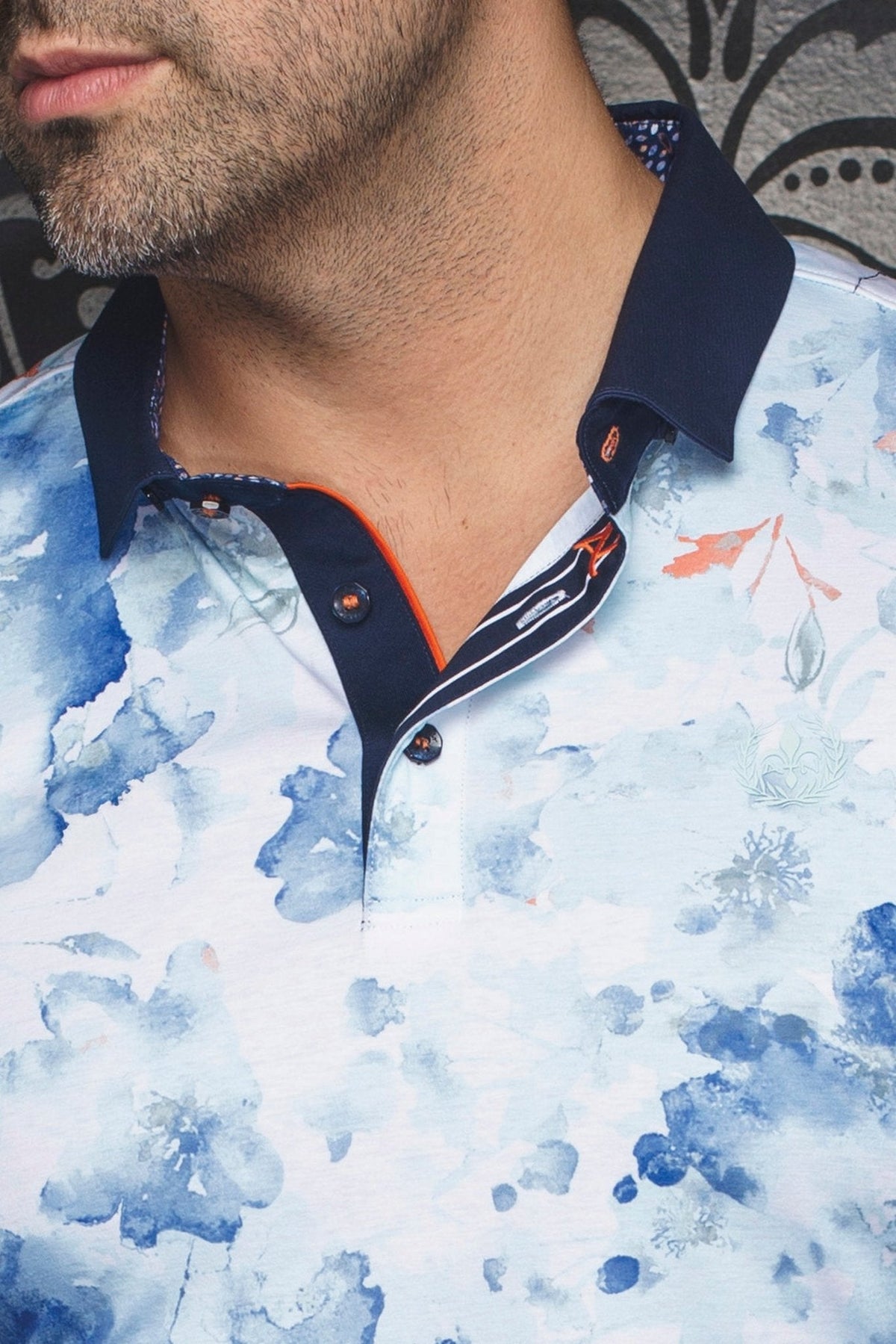 POLO | ANZIO, LT AQUA - AU NOIR
