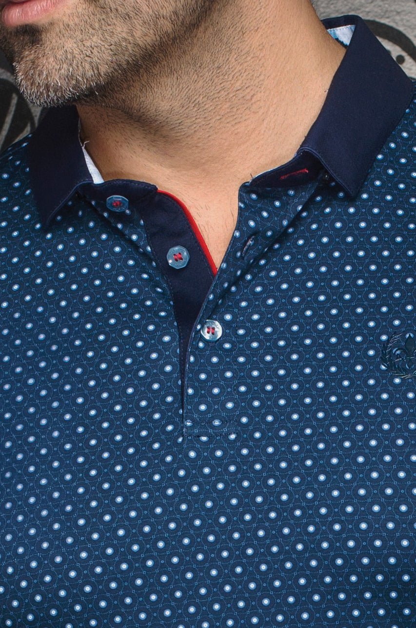 POLO | ASHER, Navy - AU NOIR