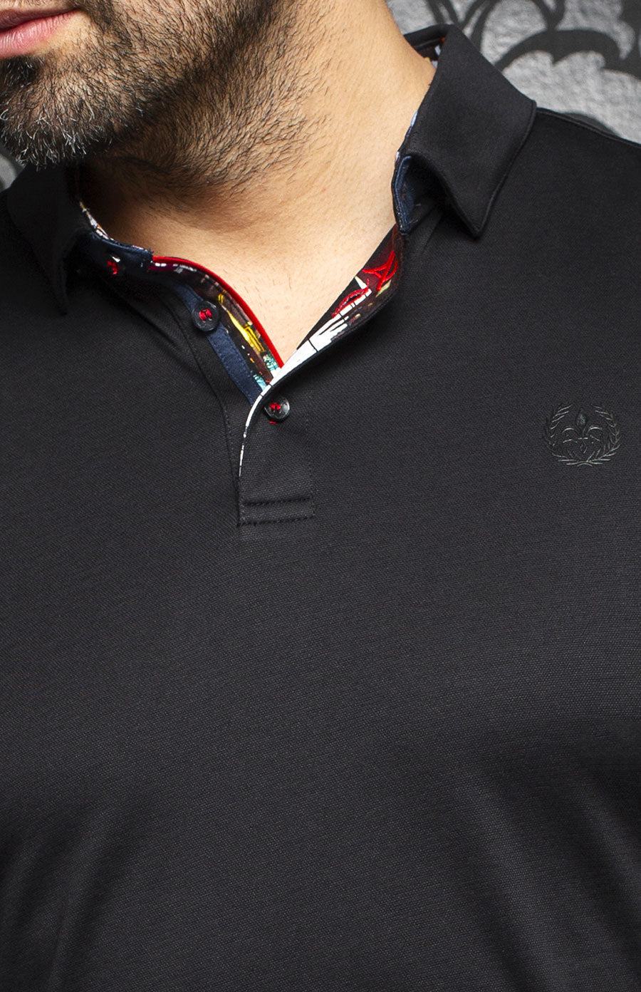 Polo | FALCON, Black - AU NOIR