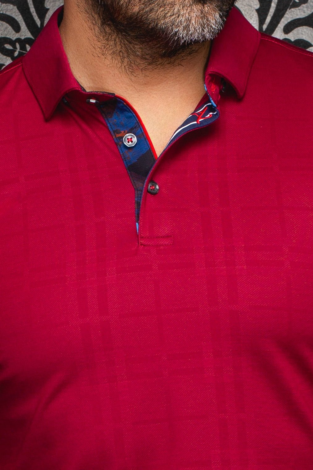 POLO MANCHES LONGUES | CHELSEA, Cabernet - AU NOIR