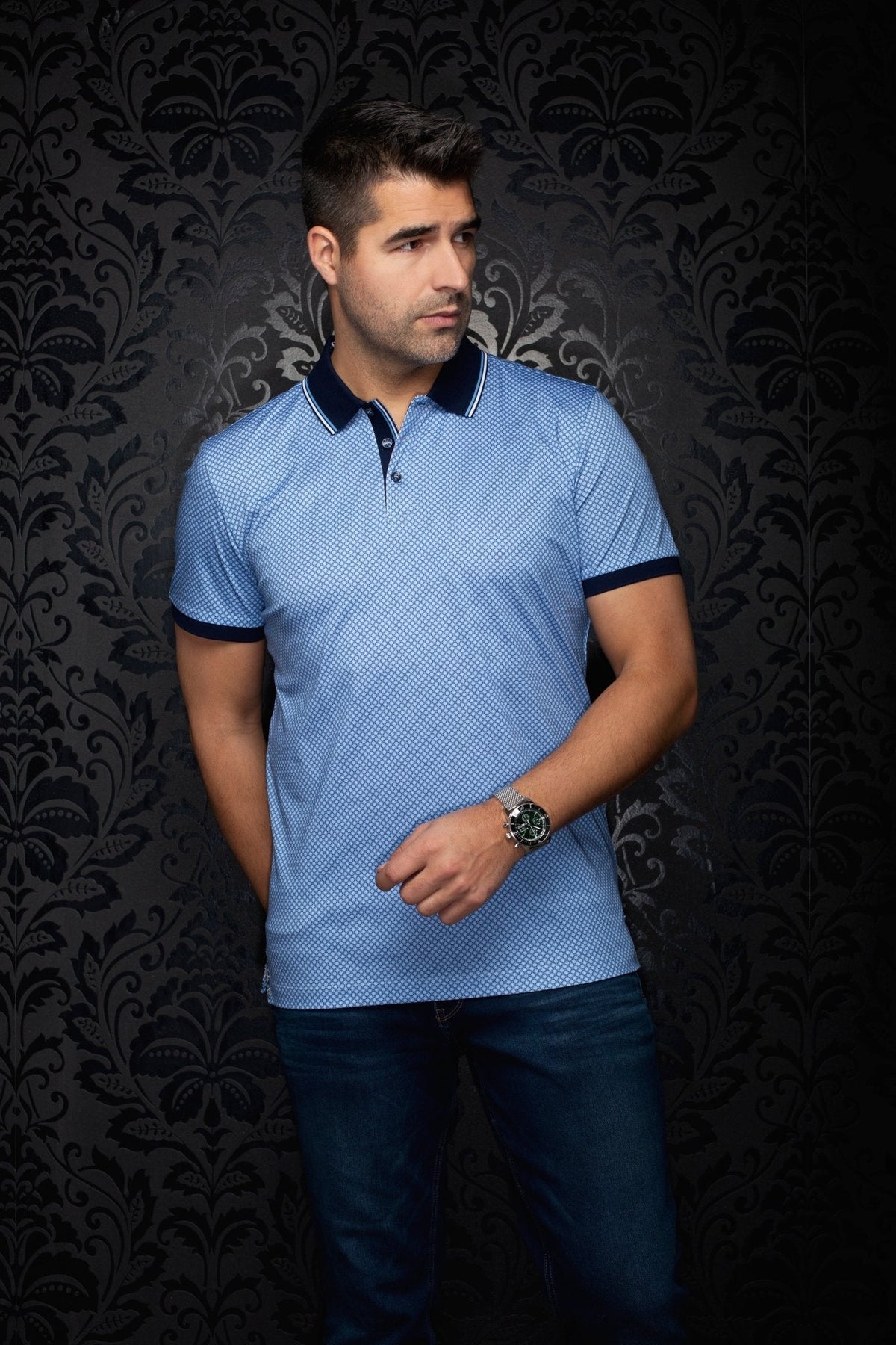 POLO | SEACLIFF, Light Blue - AU NOIR
