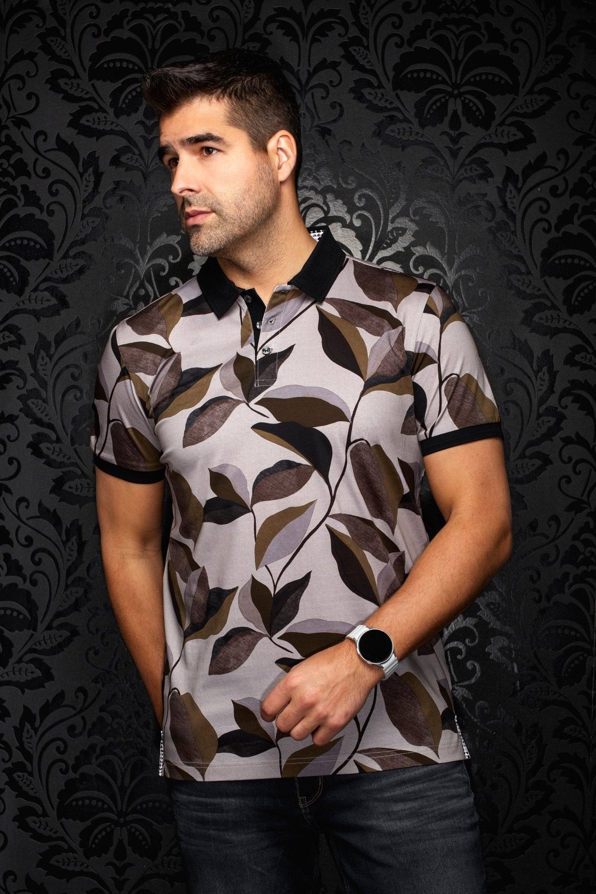 POLO | VERDO, Khaki - AU NOIR