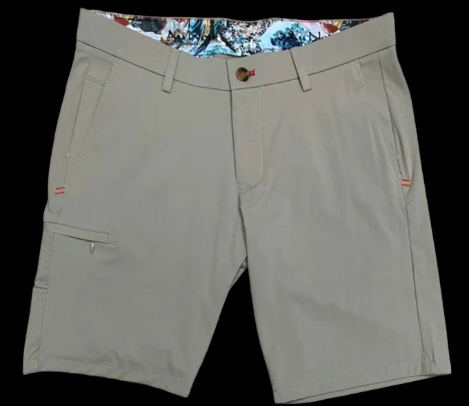SHORTS | BAYLINER HOGAN, stone - AU NOIR