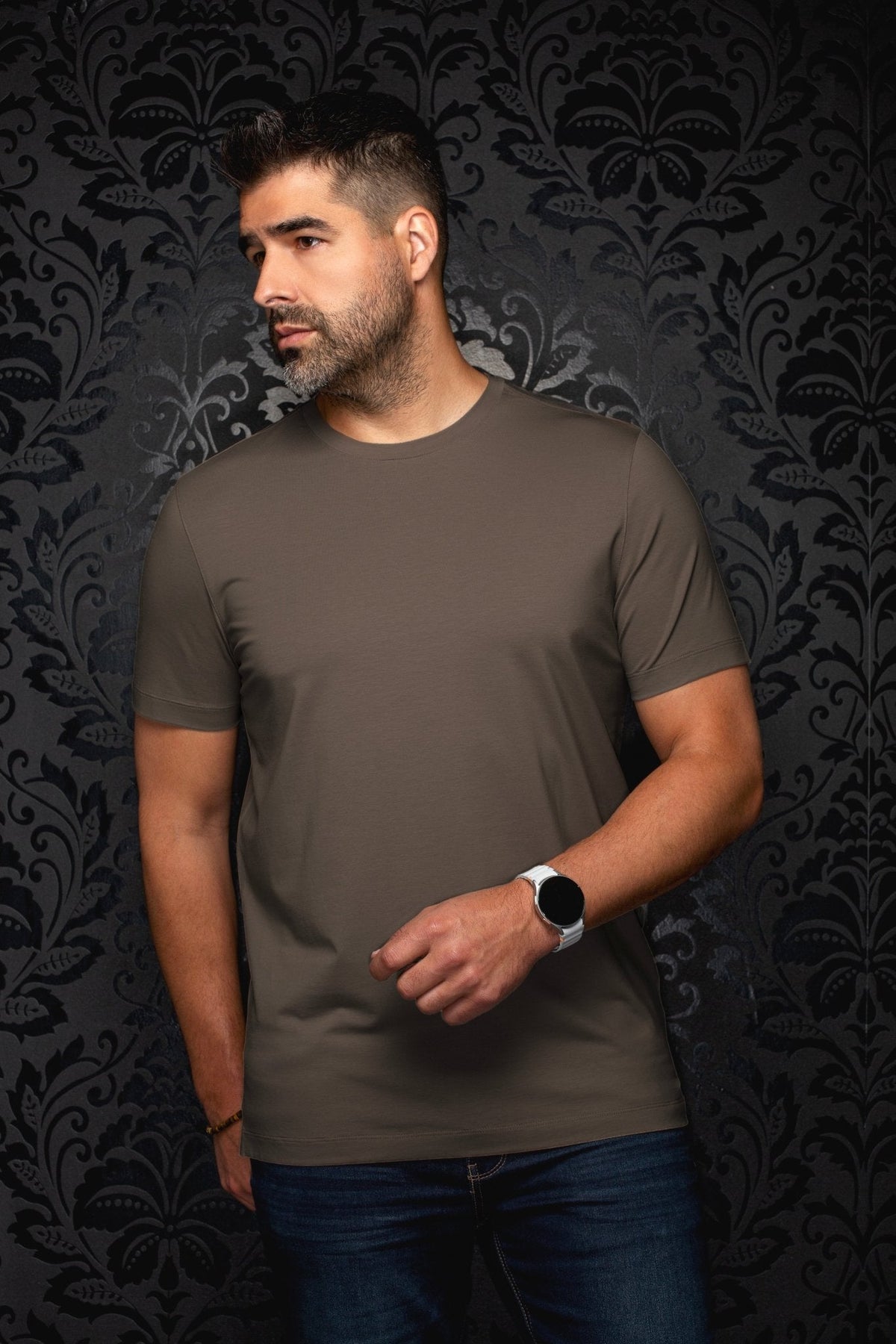T-shirt | C-MAVEN, Taupe - AU NOIR